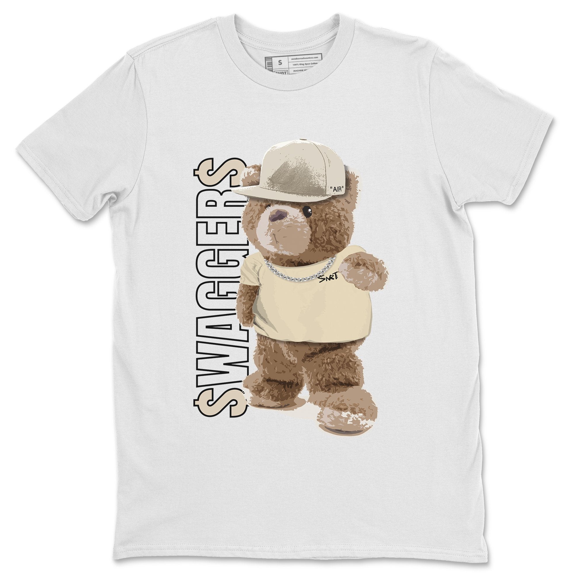 Bear Swaggers Unisex Tops - Air Jordan 4 OFF-WHITE Sail