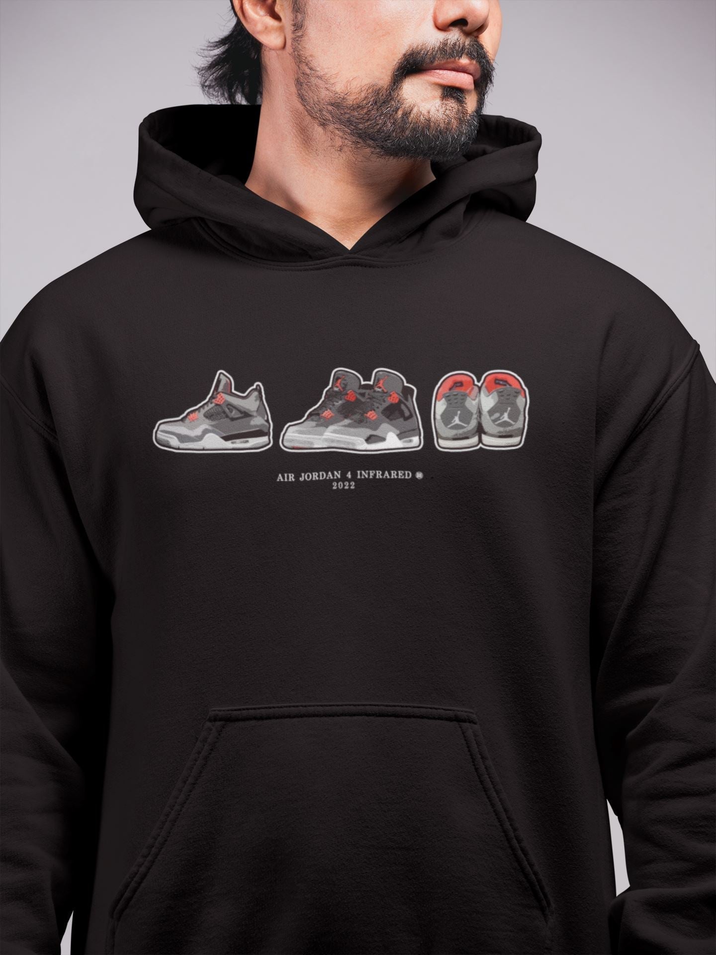 snkmatch Prelude Unisex Tops - Air Jordan 4 Infrared