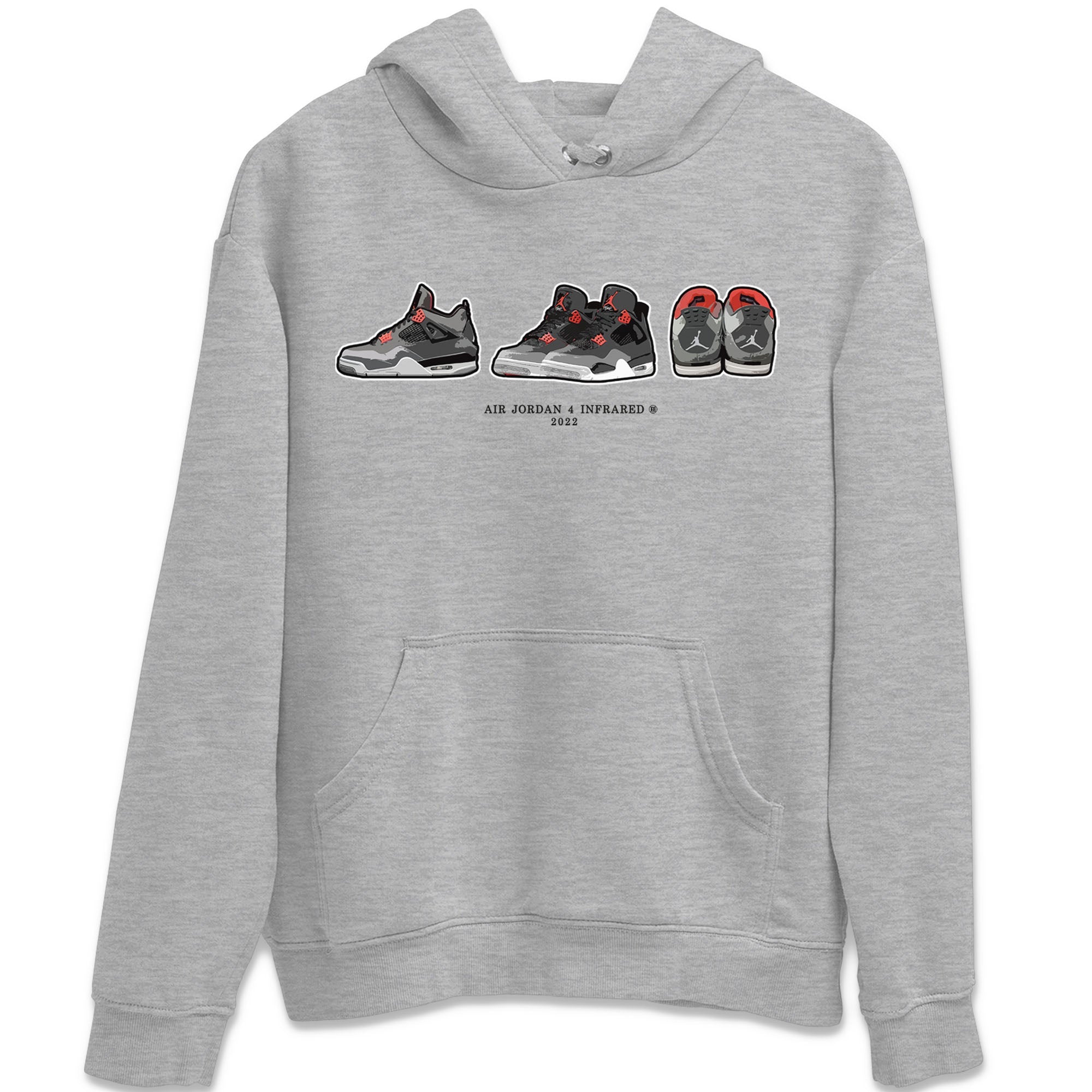 snkmatch Prelude Unisex Tops - Air Jordan 4 Infrared