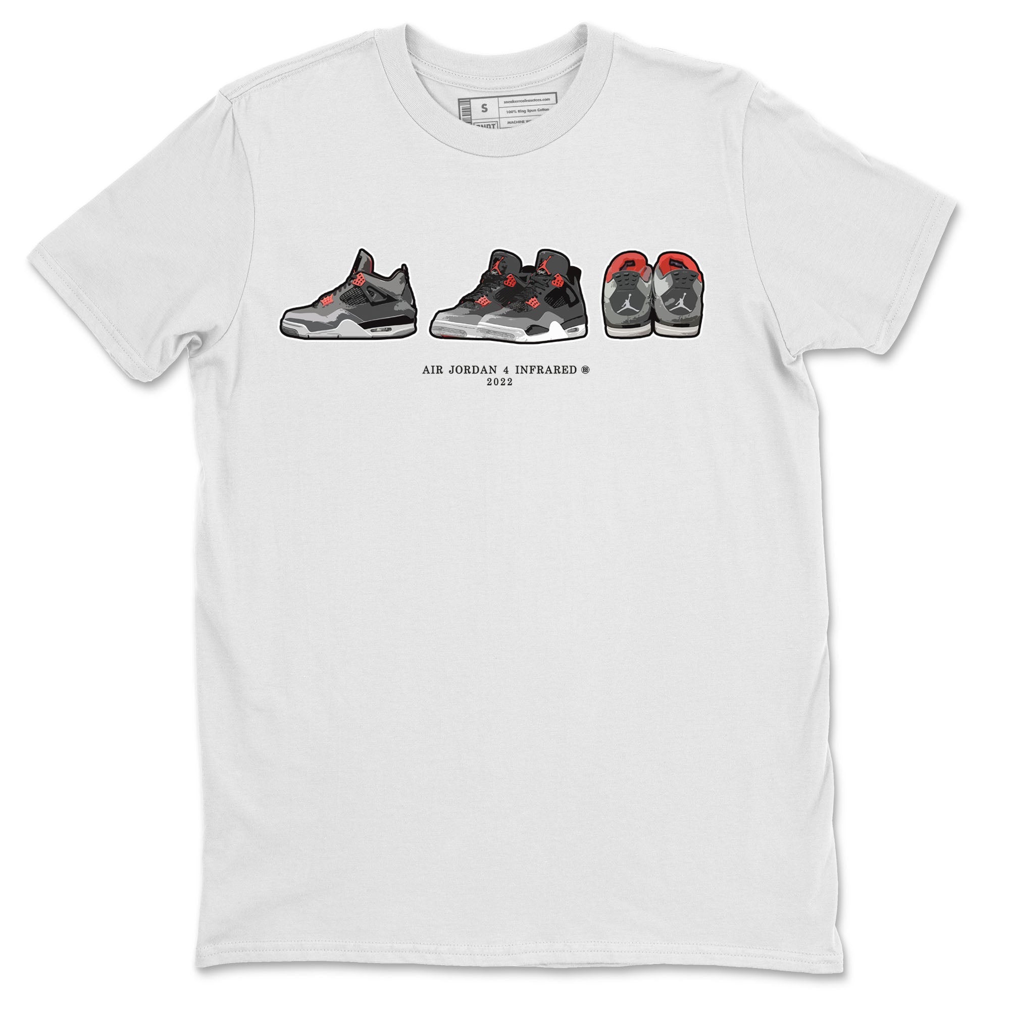 snkmatch Prelude Unisex Tops - Air Jordan 4 Infrared