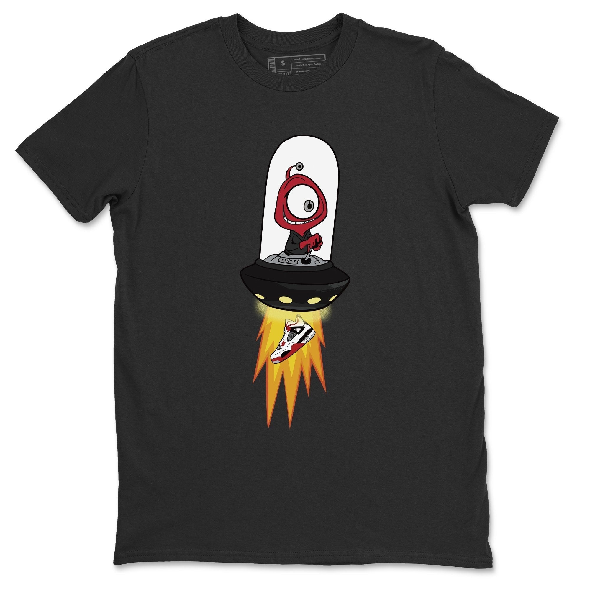 Alien Unisex Tops - Air Jordan 4 Fire Red
