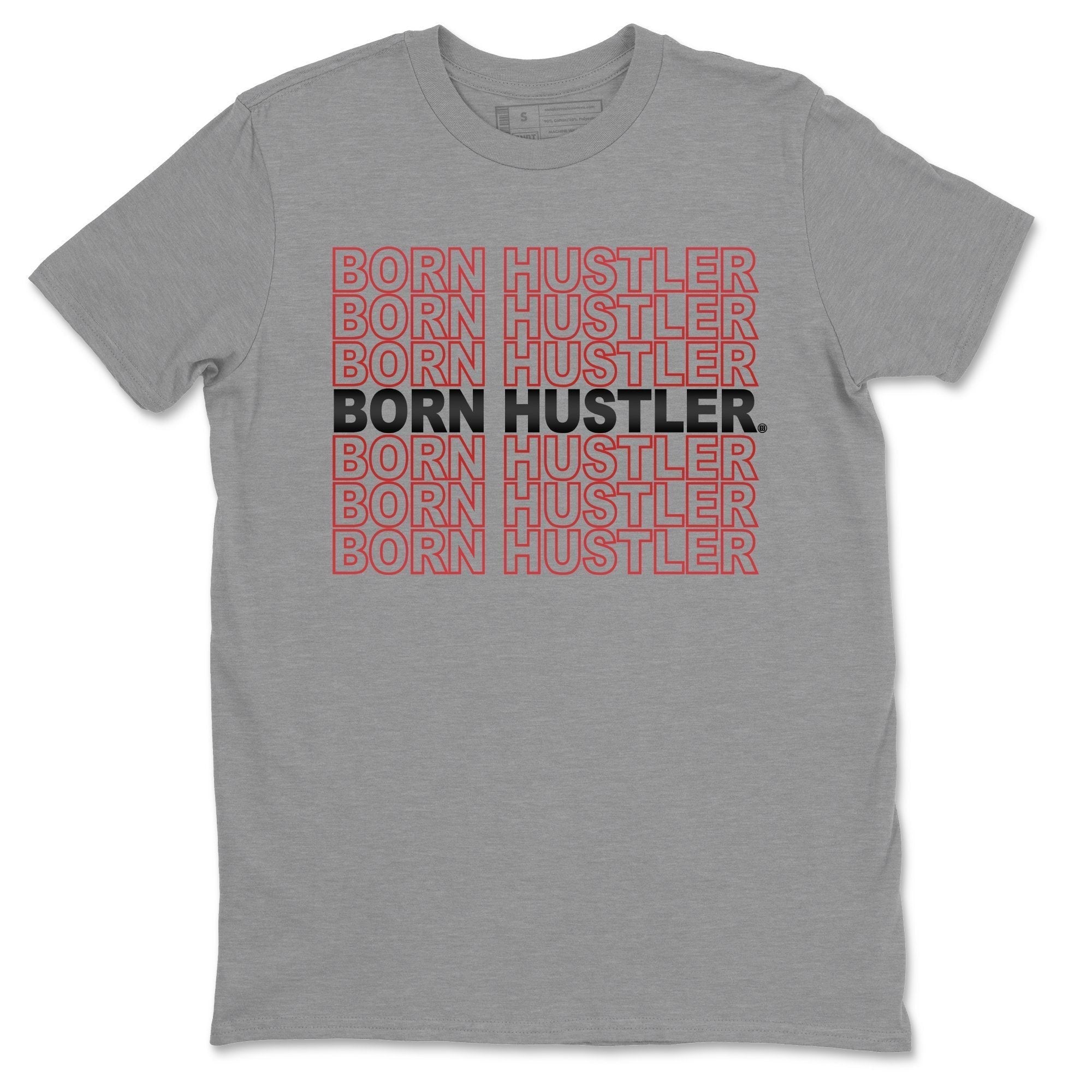 Born Hustler Unisex Tops - Air Jordan 4 Fire Red