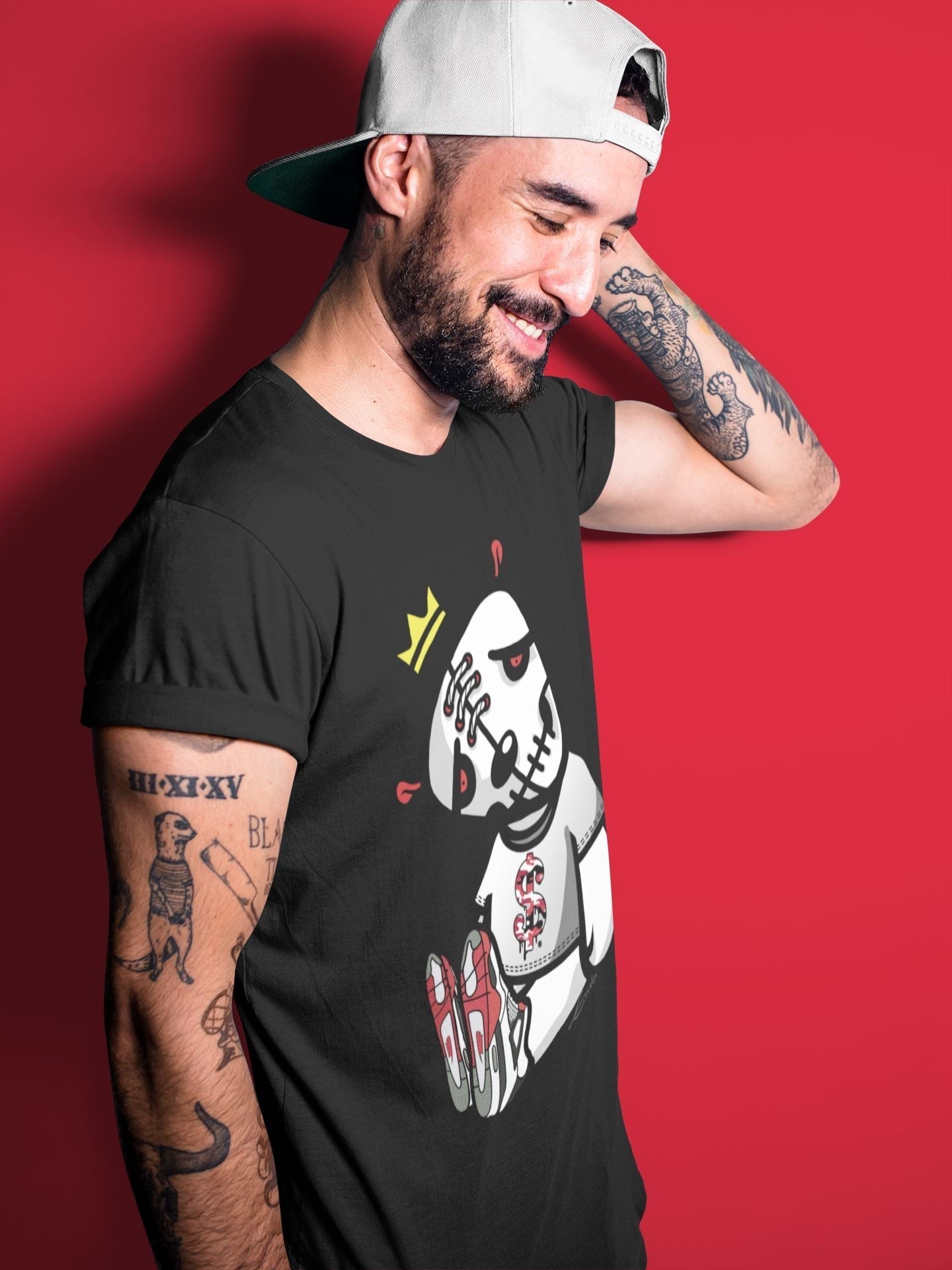 Dead Dolls Unisex Tops - Air Jordan 4 Fire Red
