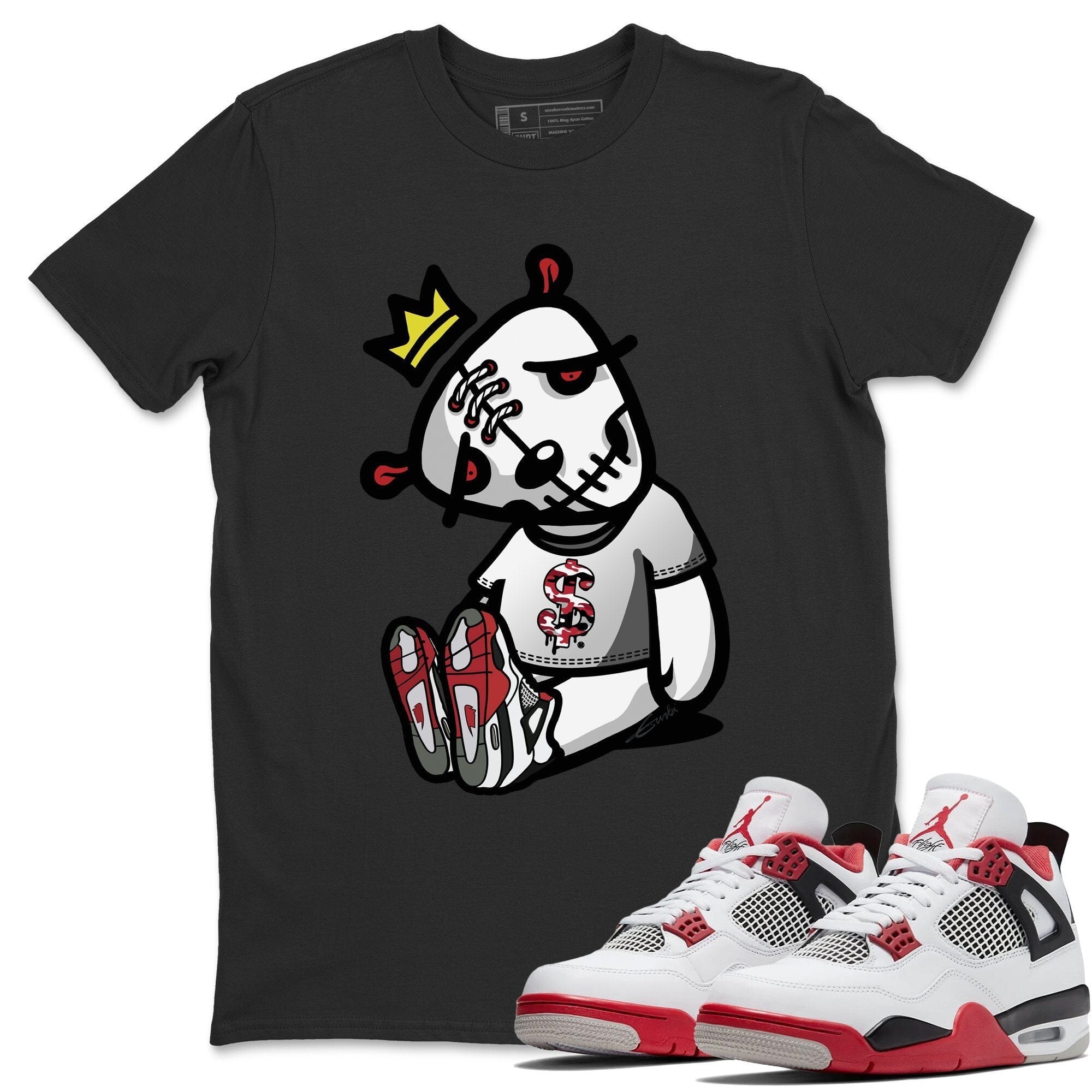 Dead Dolls Unisex Tops - Air Jordan 4 Fire Red