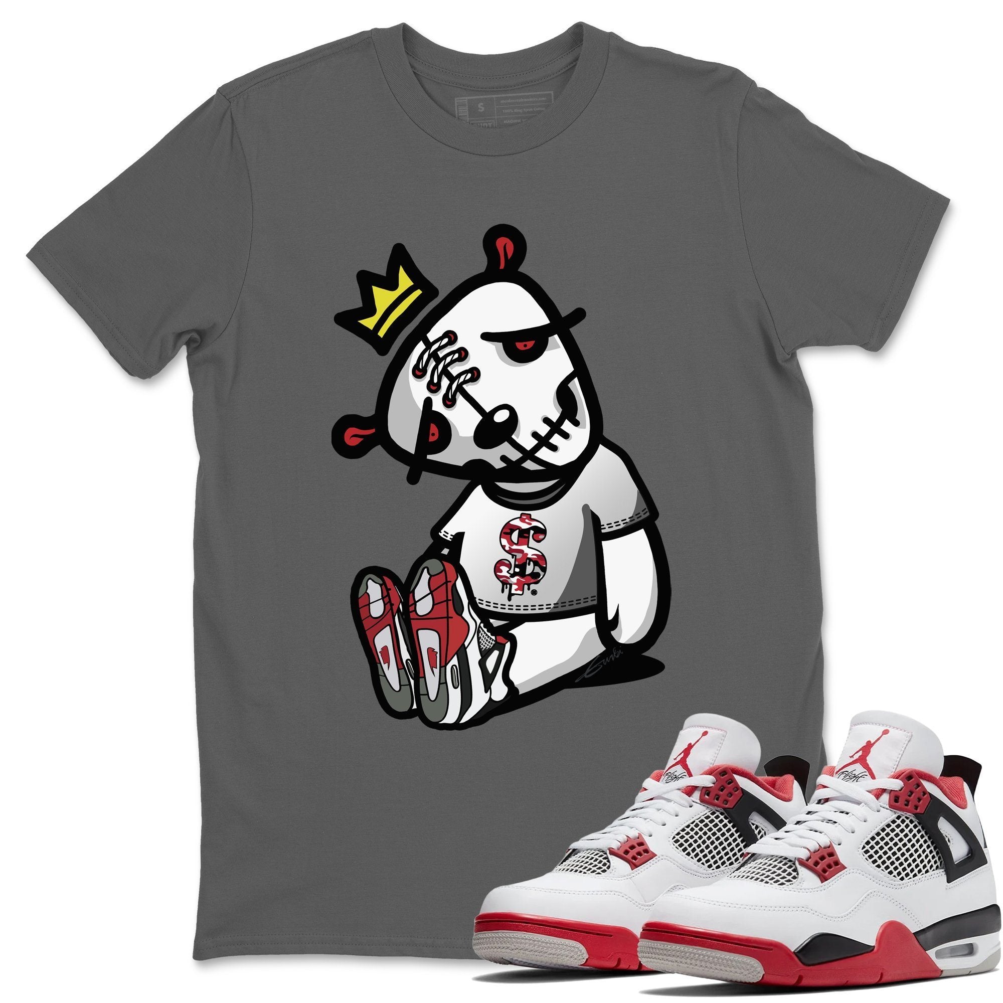 Dead Dolls Unisex Tops - Air Jordan 4 Fire Red