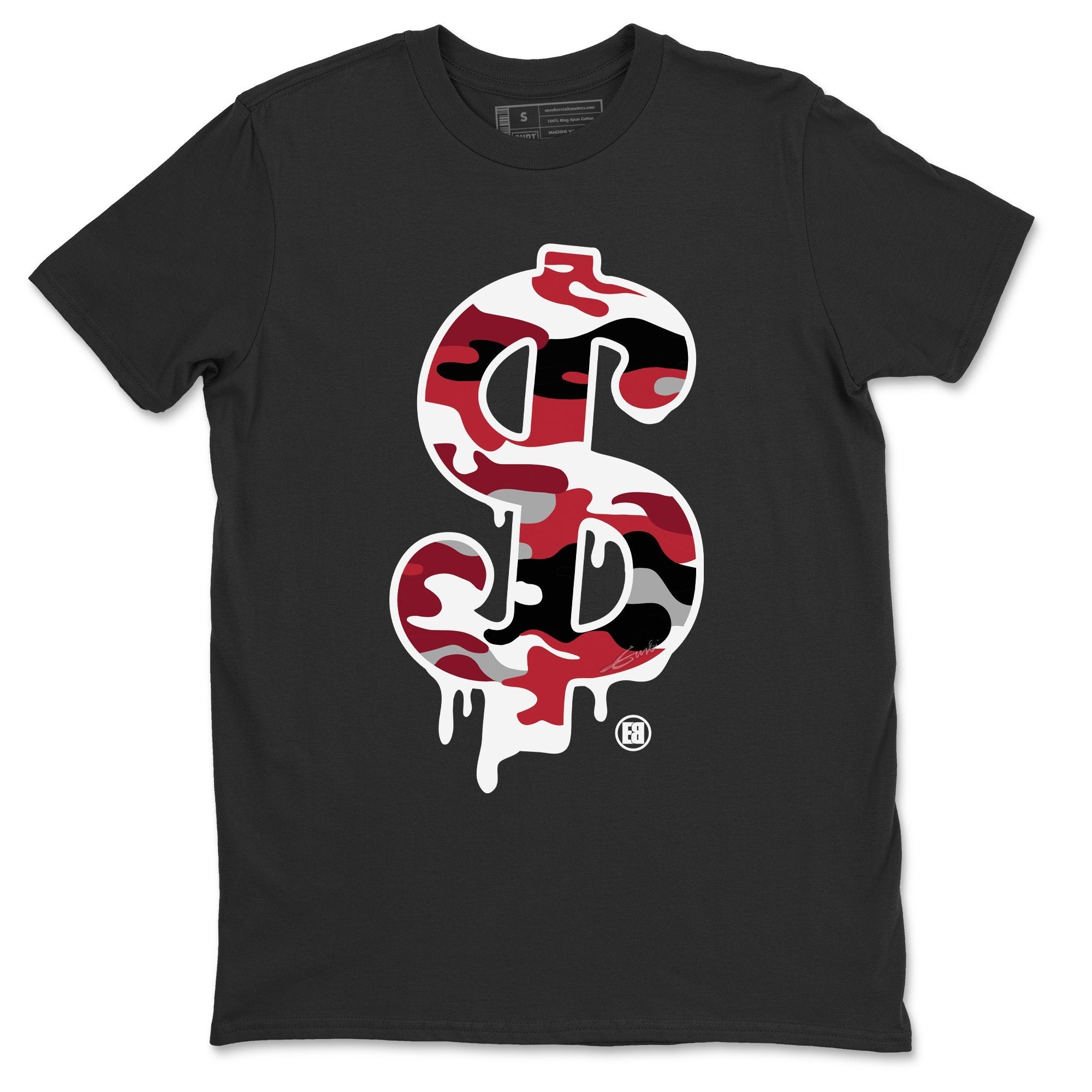 Dollar Camo Unisex Tops - Air Jordan 4 Fire Red