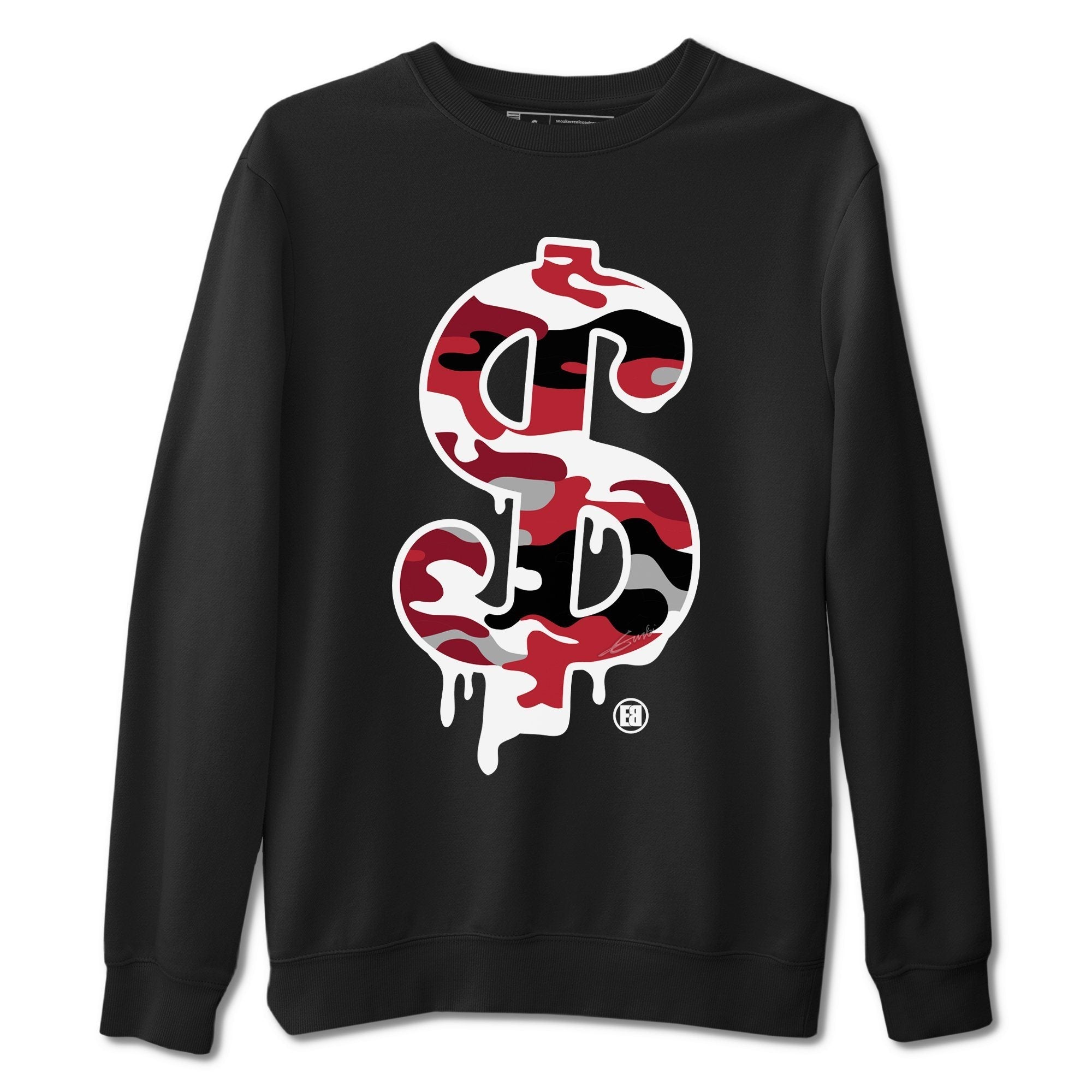 Dollar Camo Unisex Tops - Air Jordan 4 Fire Red