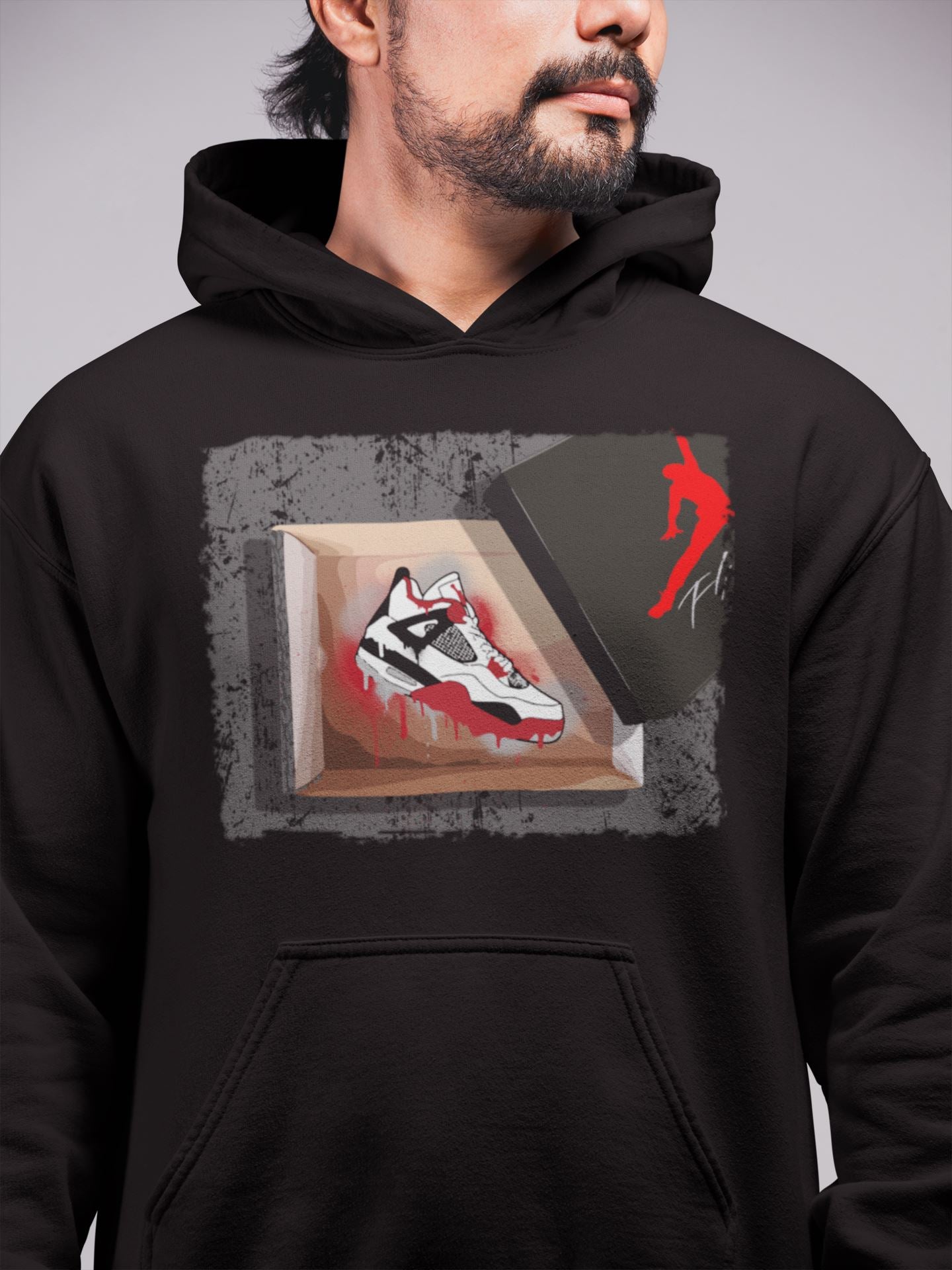 New Kicks Unisex Tops - Air Jordan 4 Fire Red