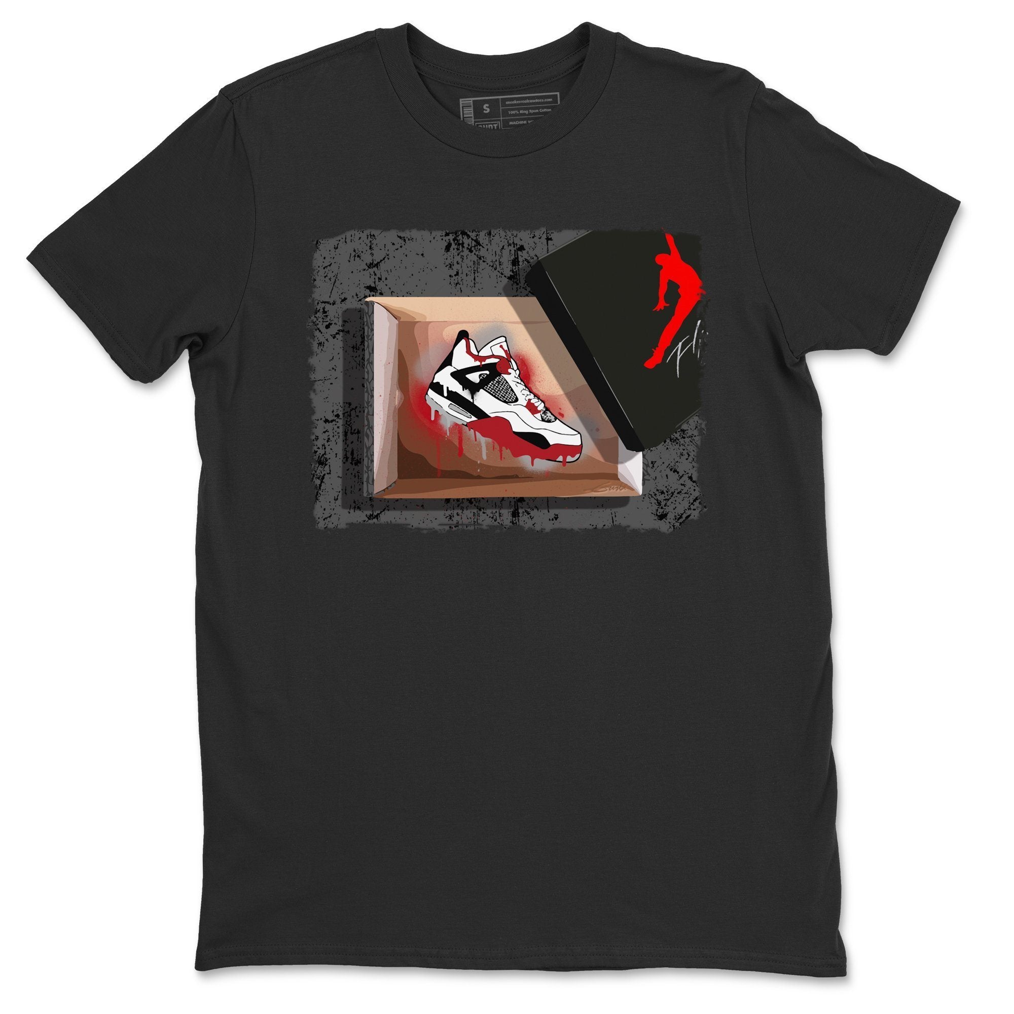 New Kicks Unisex Tops - Air Jordan 4 Fire Red