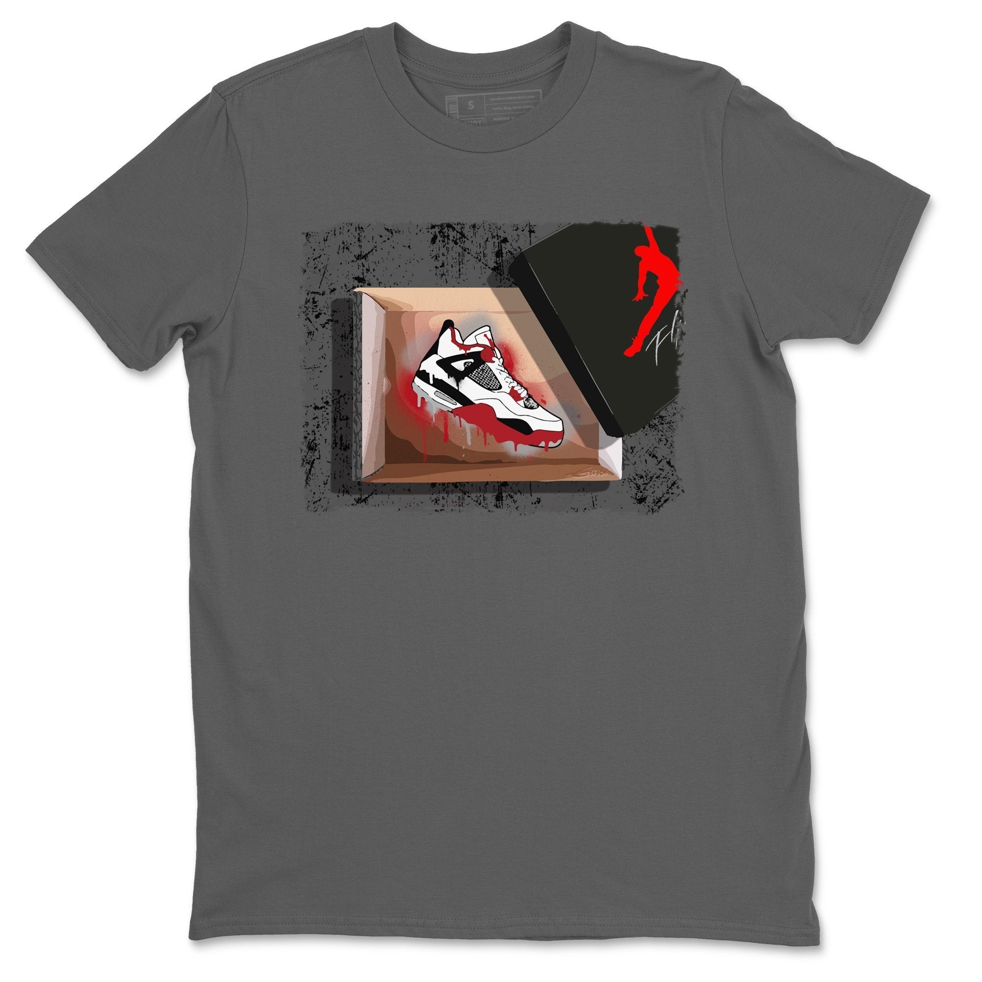 New Kicks Unisex Tops - Air Jordan 4 Fire Red