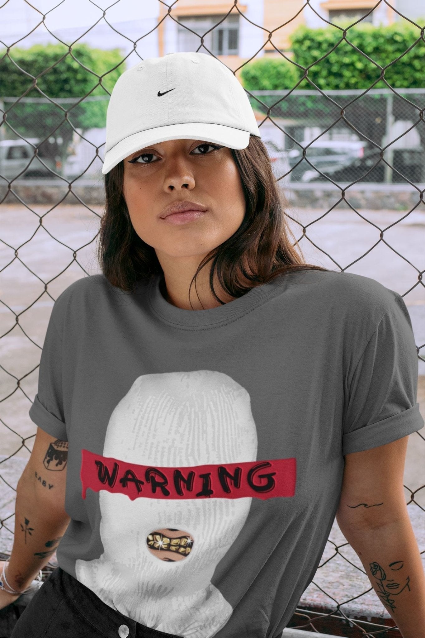 Warning Unisex Tops - Air Jordan 4 Fire Red