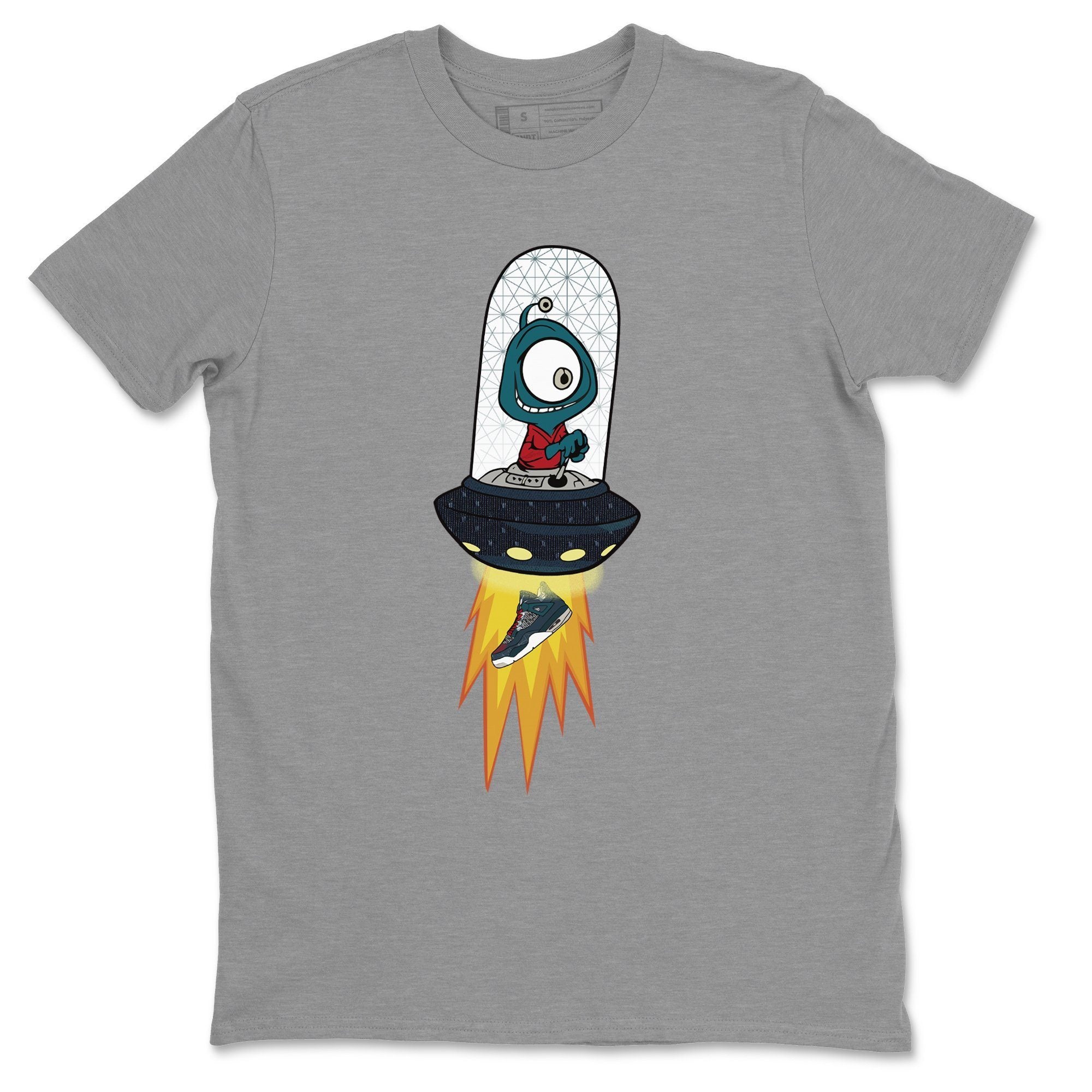 Alien Unisex Tops - Air Jordan 4 Deep Ocean