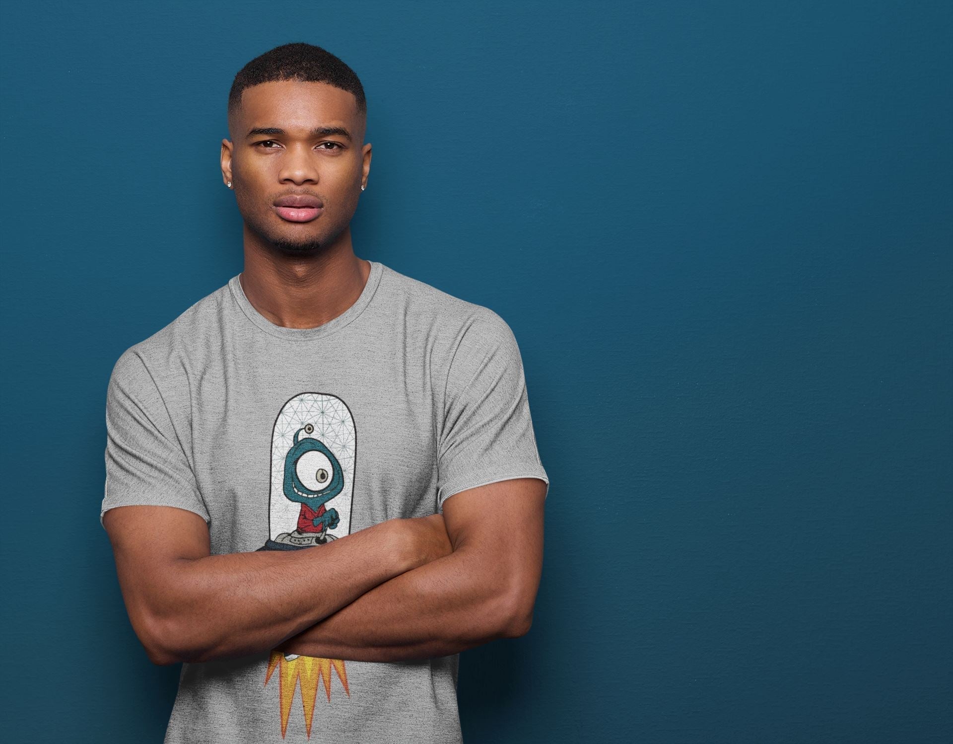 Alien Unisex Tops - Air Jordan 4 Deep Ocean