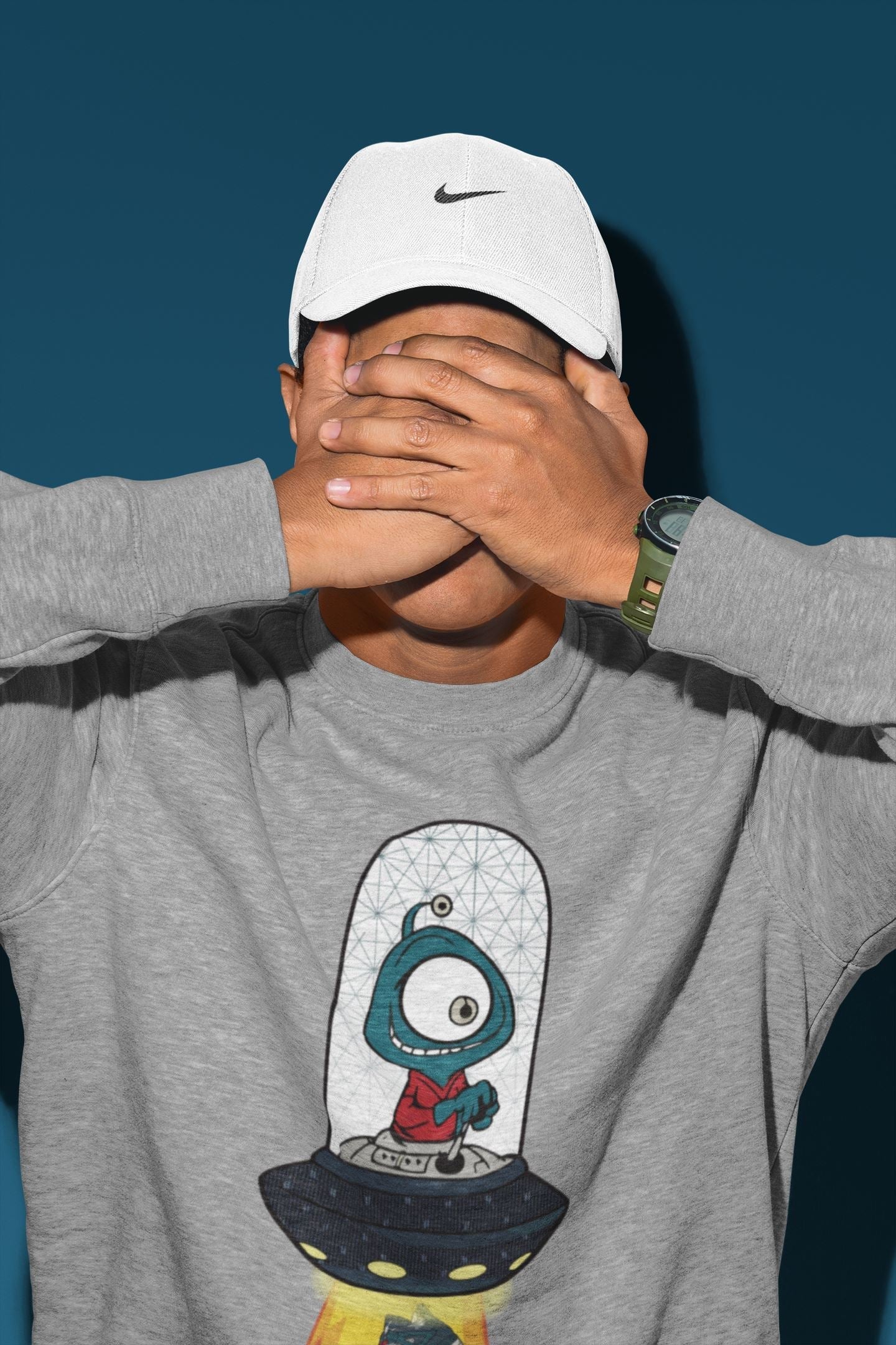 Alien Unisex Tops - Air Jordan 4 Deep Ocean