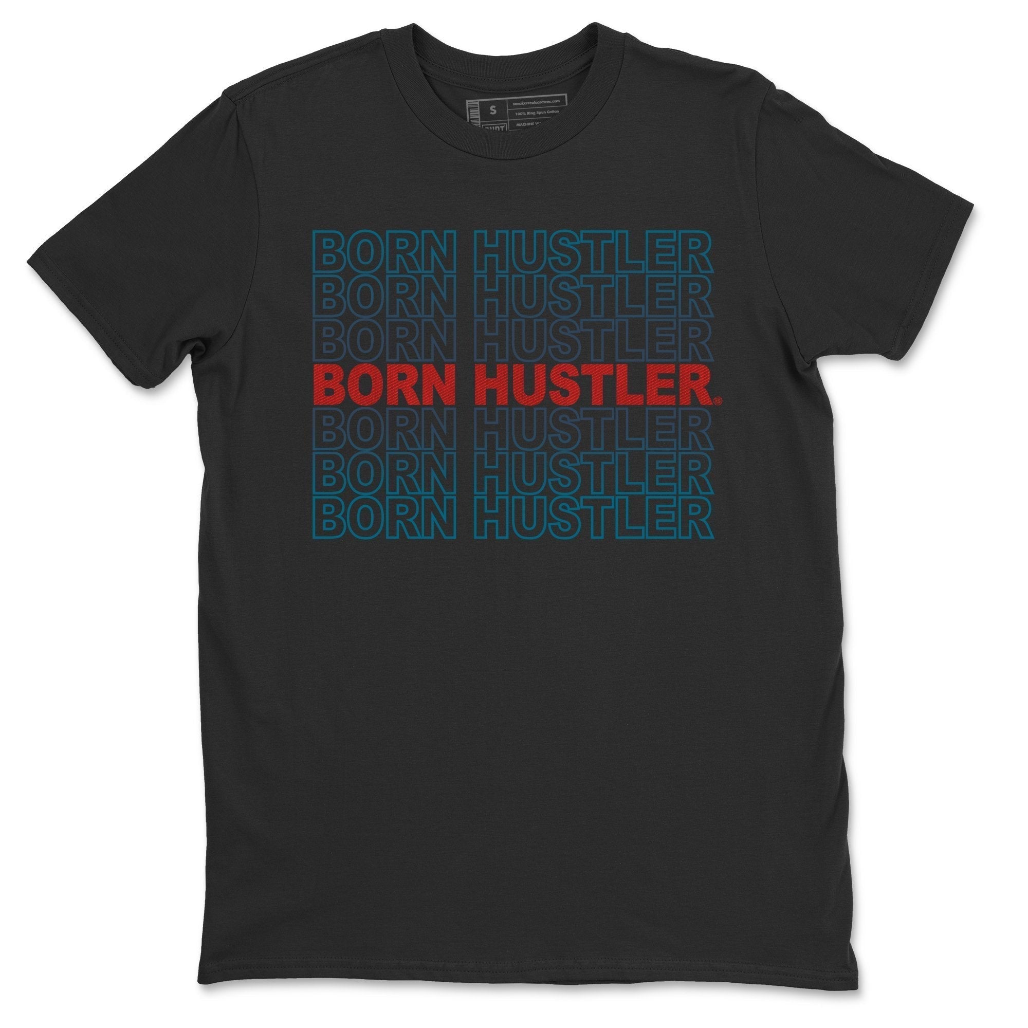 Born Hustler Unisex Tops - Air Jordan 4 Deep Ocean