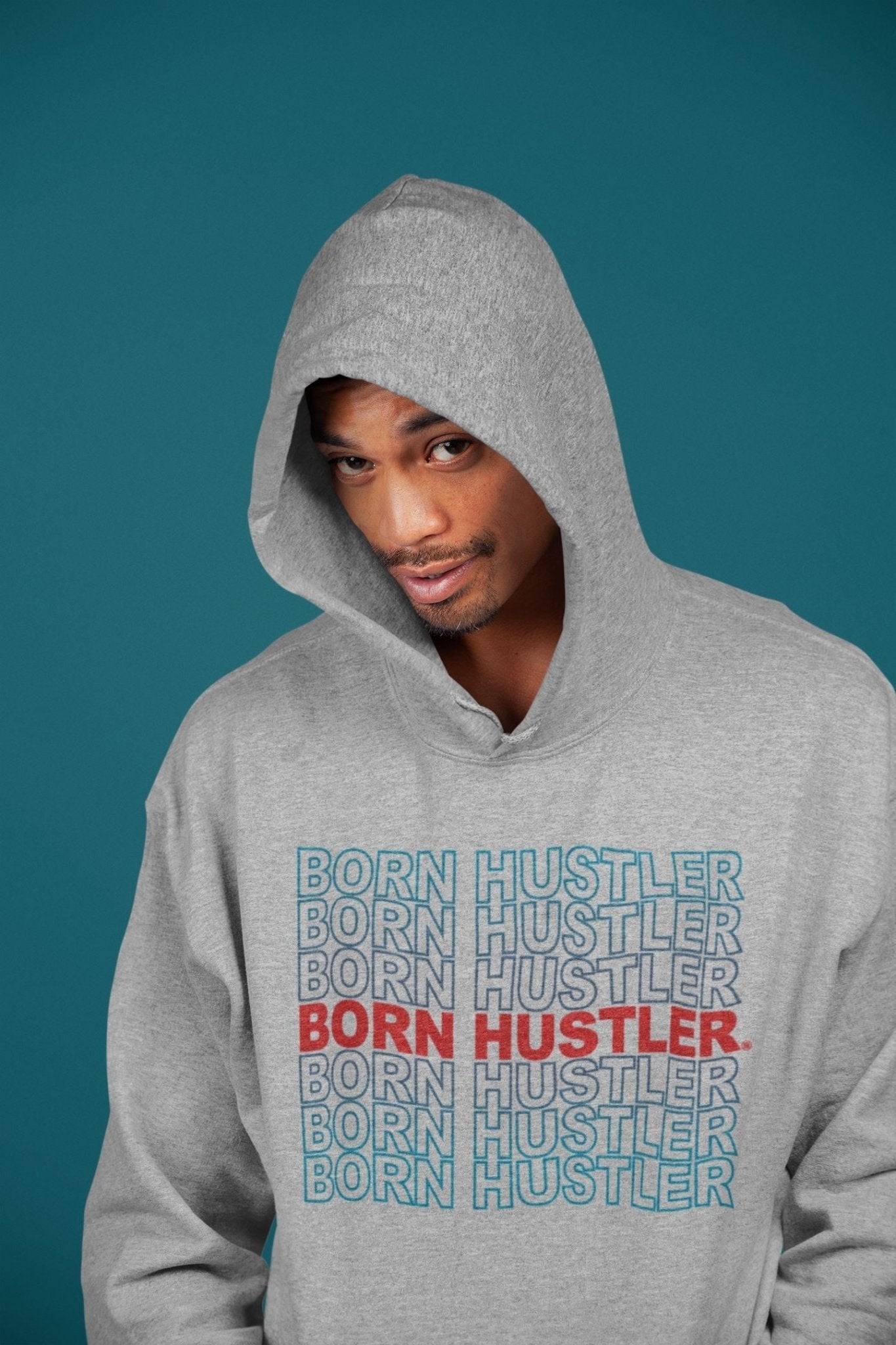 Born Hustler Unisex Tops - Air Jordan 4 Deep Ocean