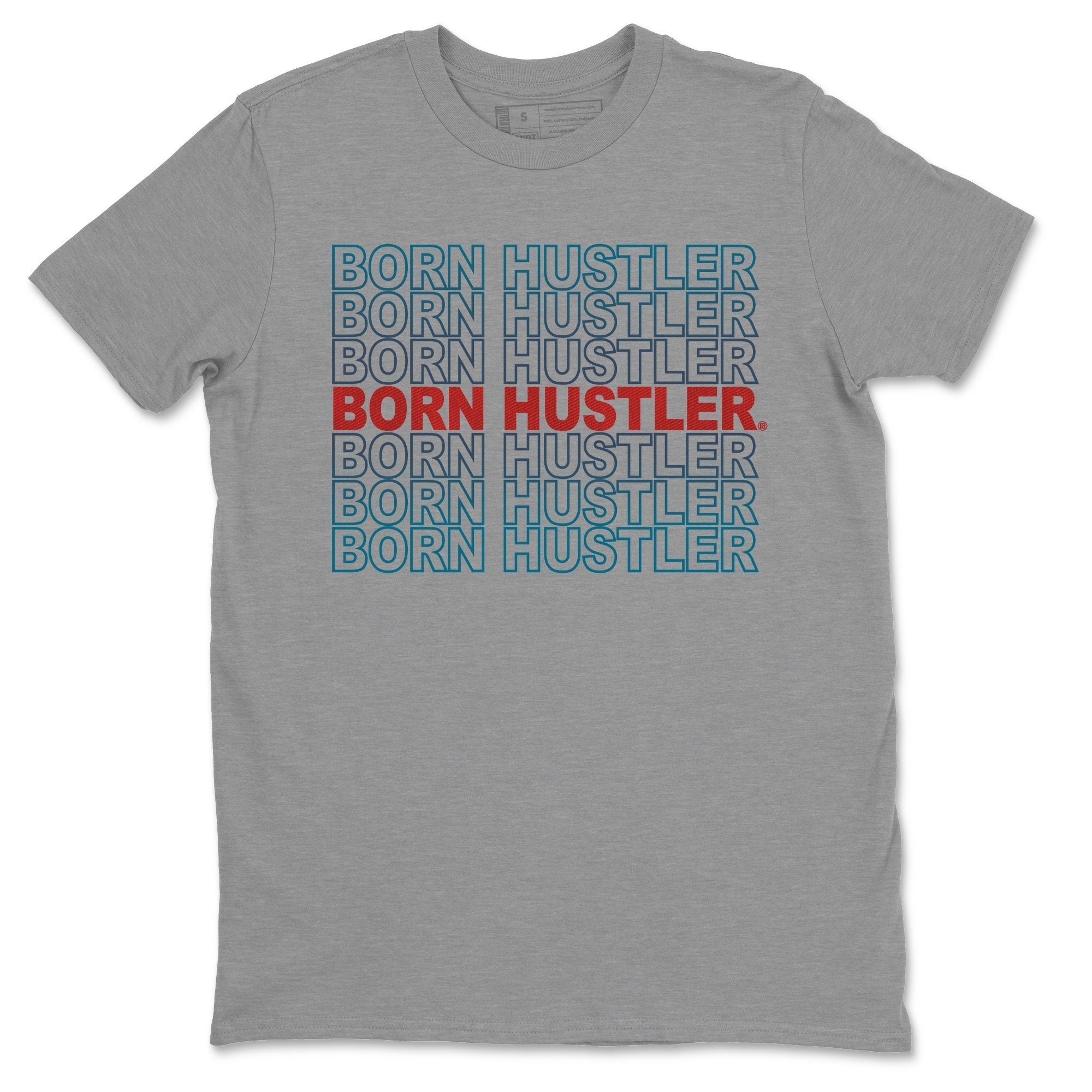 Born Hustler Unisex Tops - Air Jordan 4 Deep Ocean