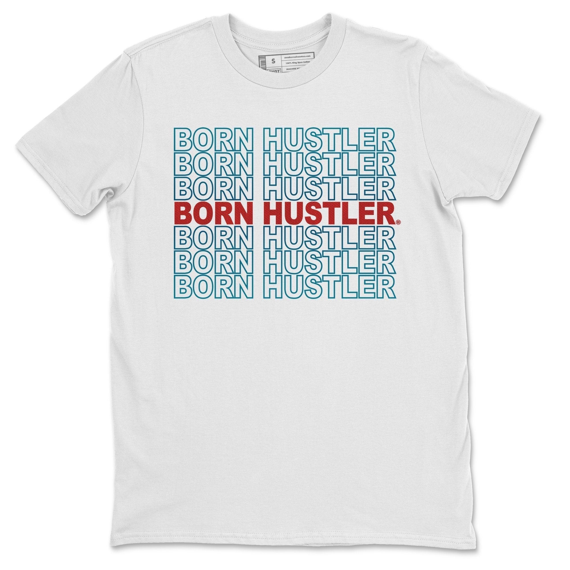 Born Hustler Unisex Tops - Air Jordan 4 Deep Ocean