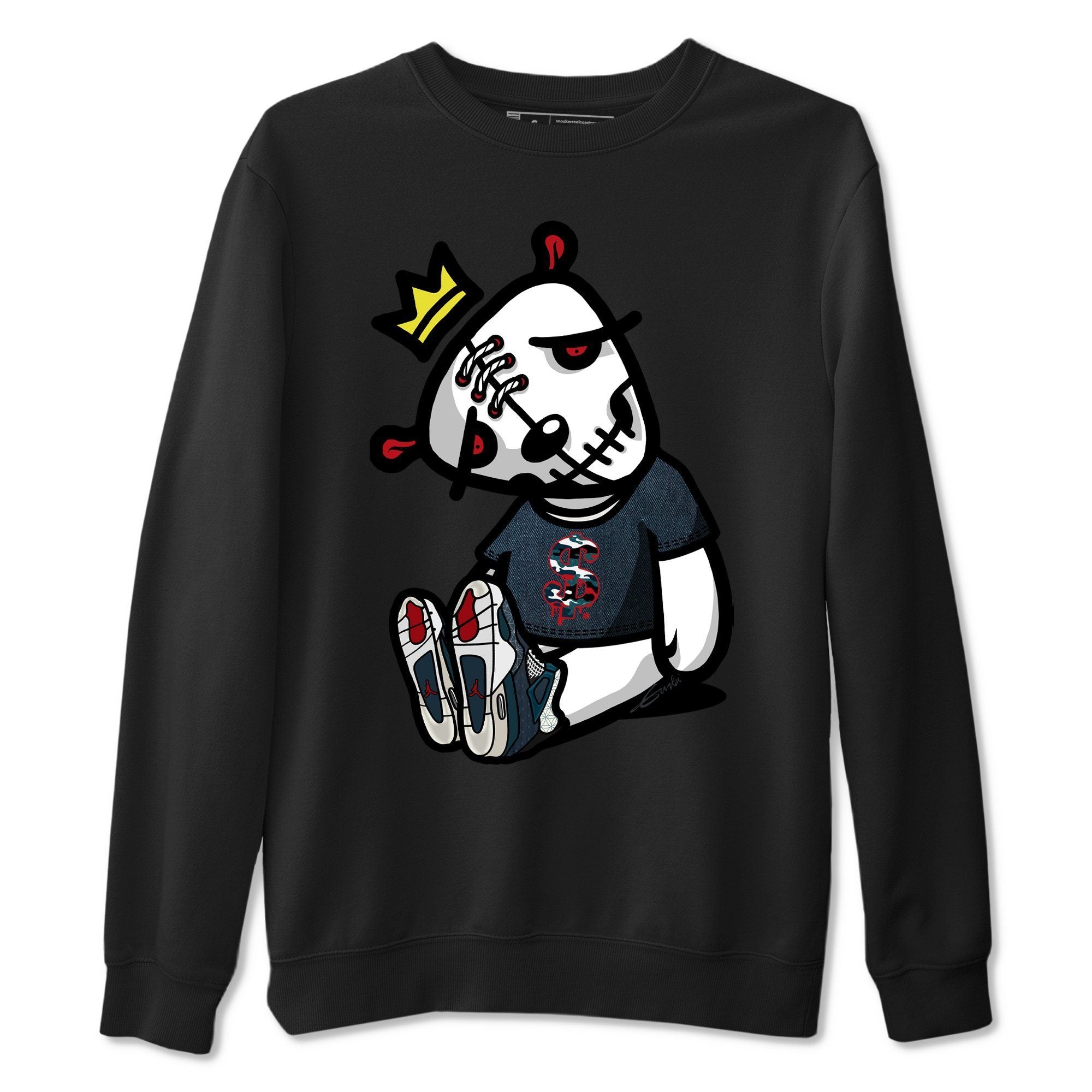 Dead Dolls Unisex Tops - Air Jordan 4 Deep Ocean