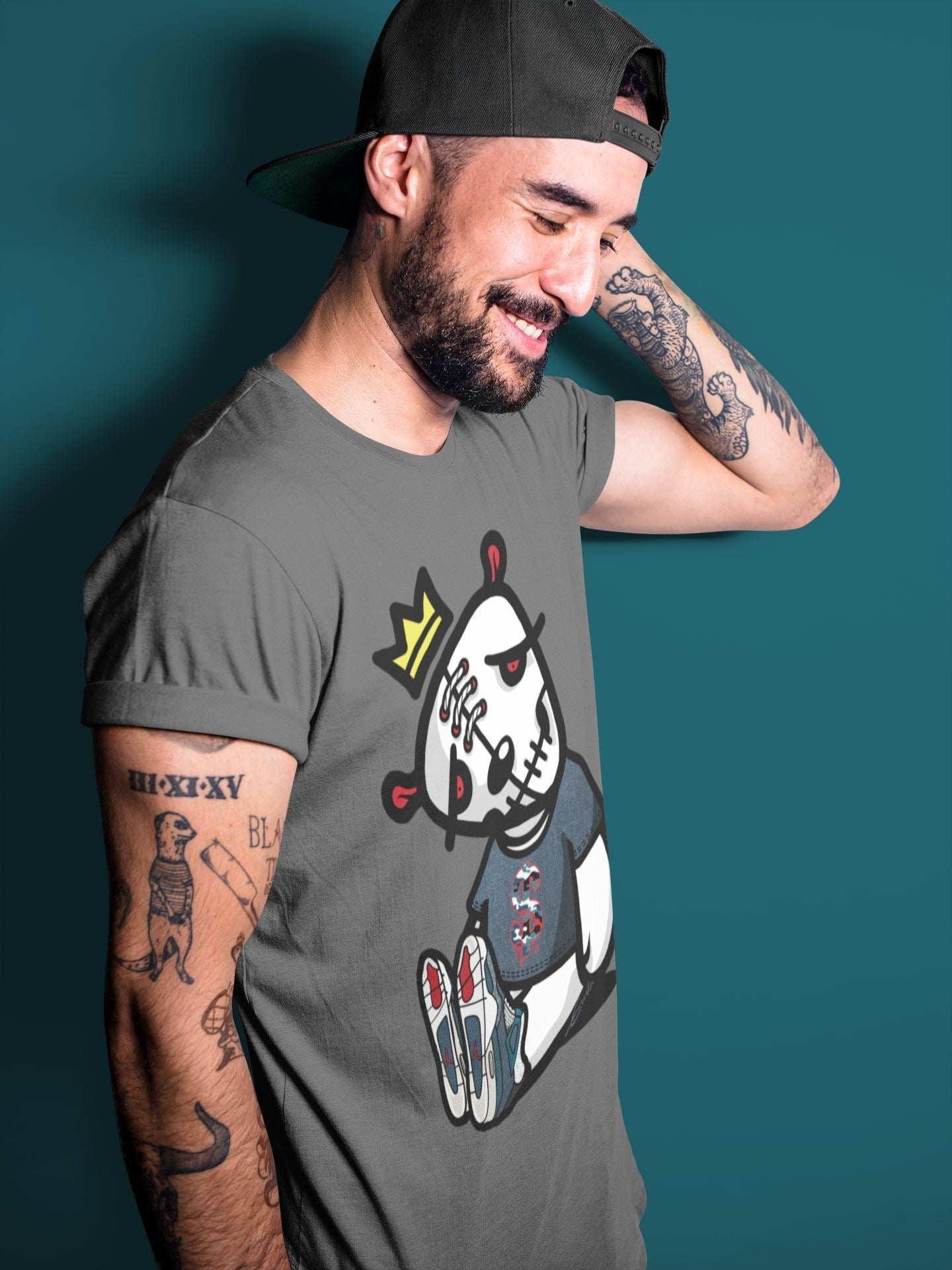 Dead Dolls Unisex Tops - Air Jordan 4 Deep Ocean