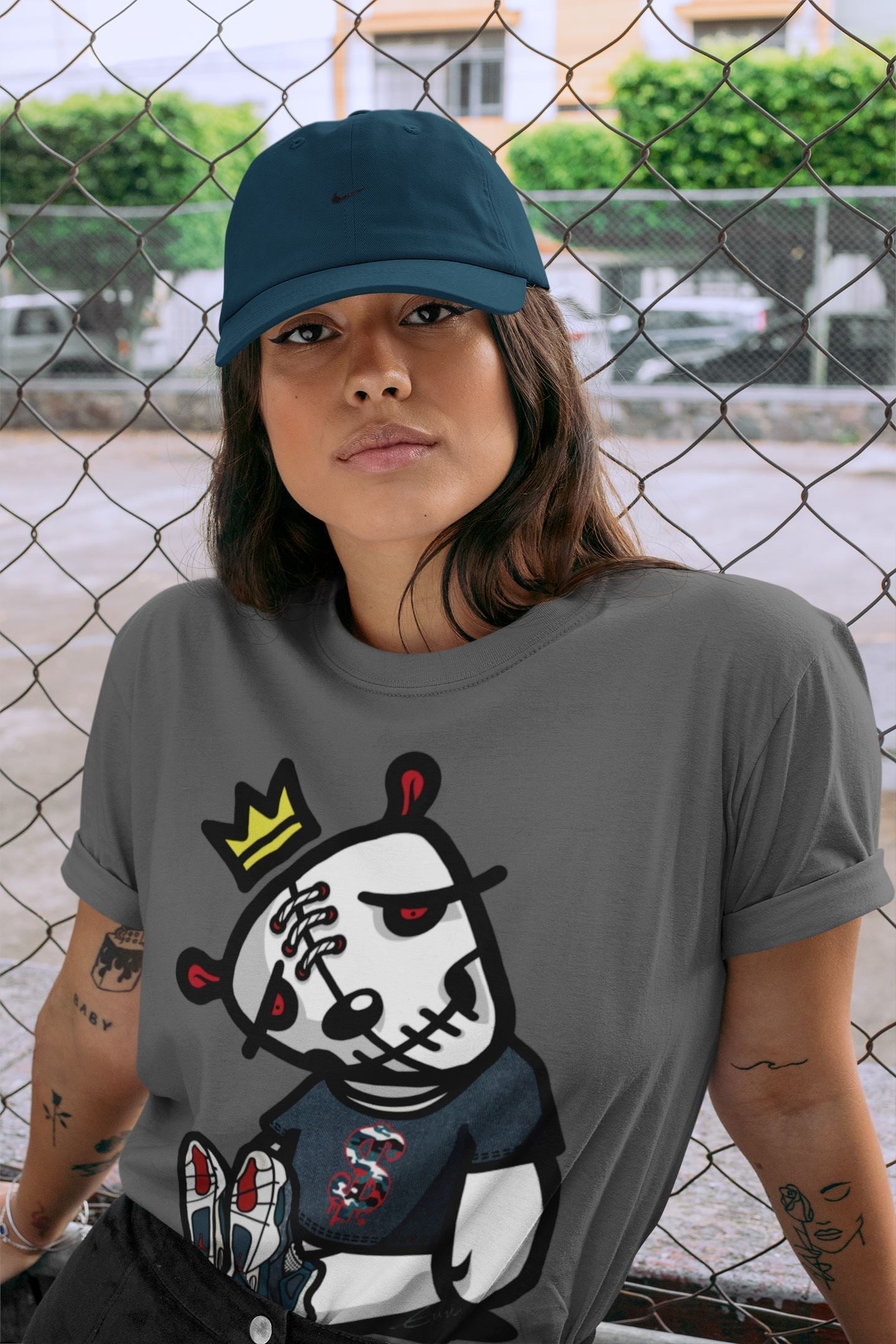 Dead Dolls Unisex Tops - Air Jordan 4 Deep Ocean