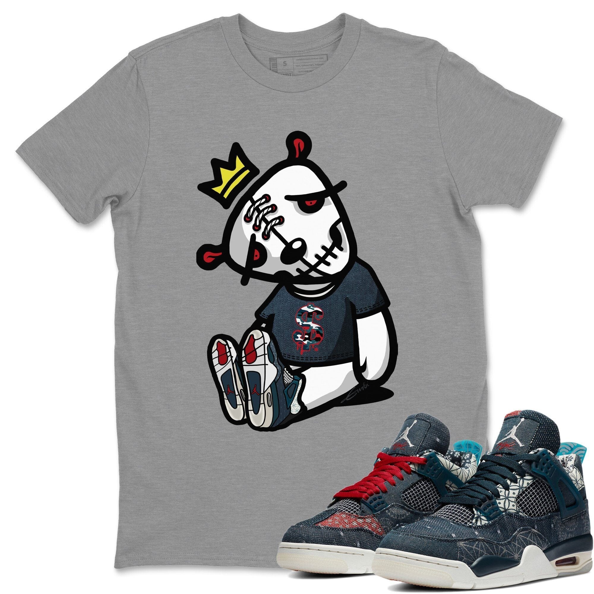 Dead Dolls Unisex Tops - Air Jordan 4 Deep Ocean