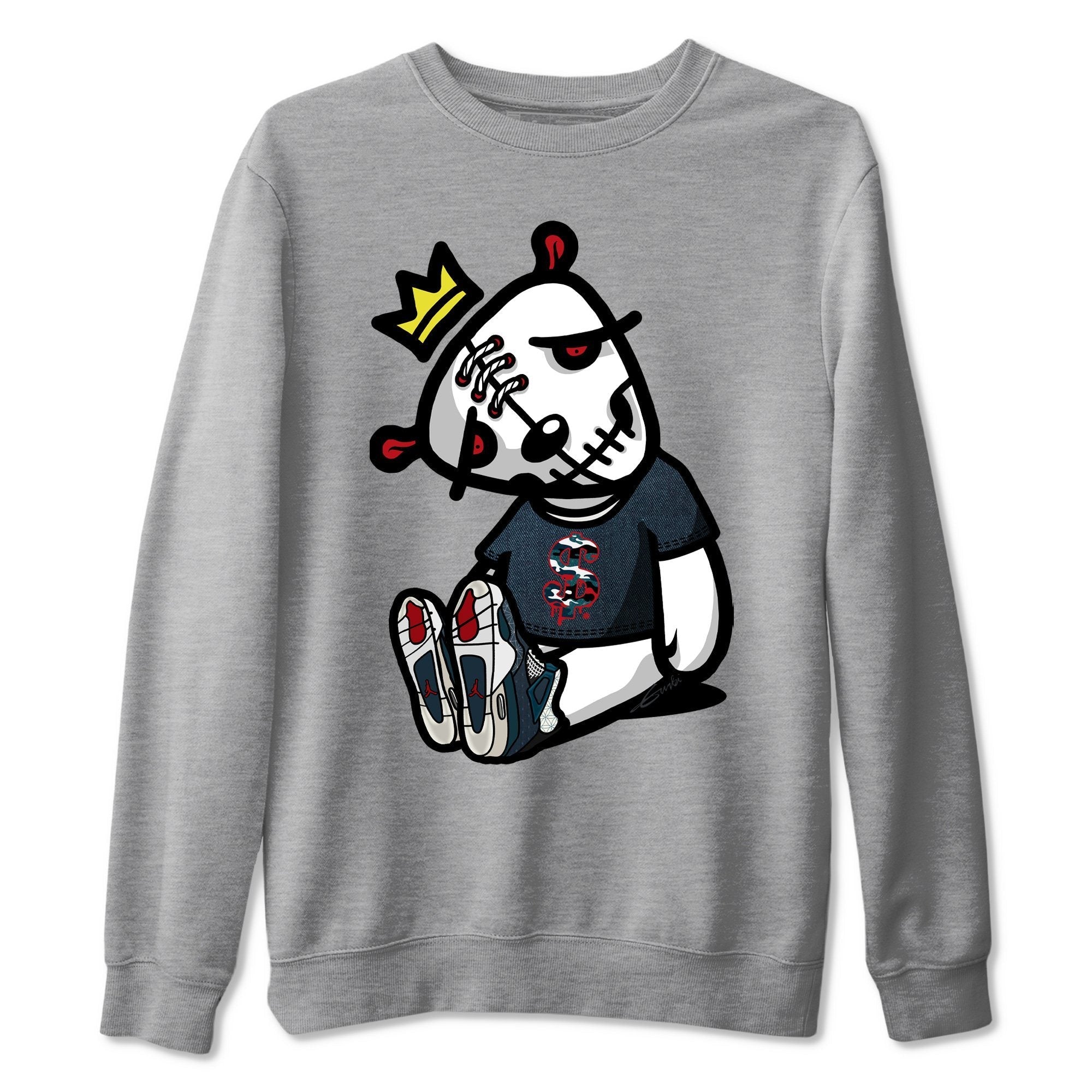 Dead Dolls Unisex Tops - Air Jordan 4 Deep Ocean