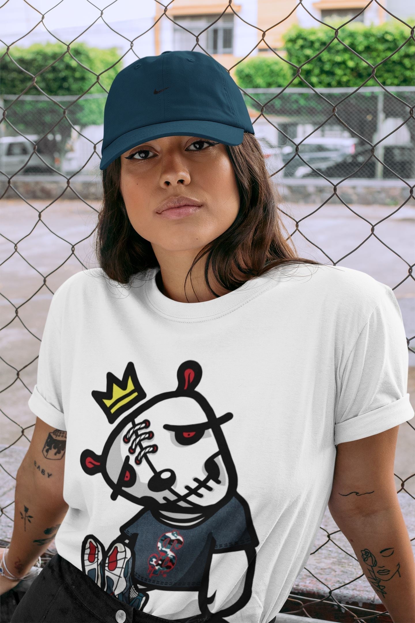 Dead Dolls Unisex Tops - Air Jordan 4 Deep Ocean