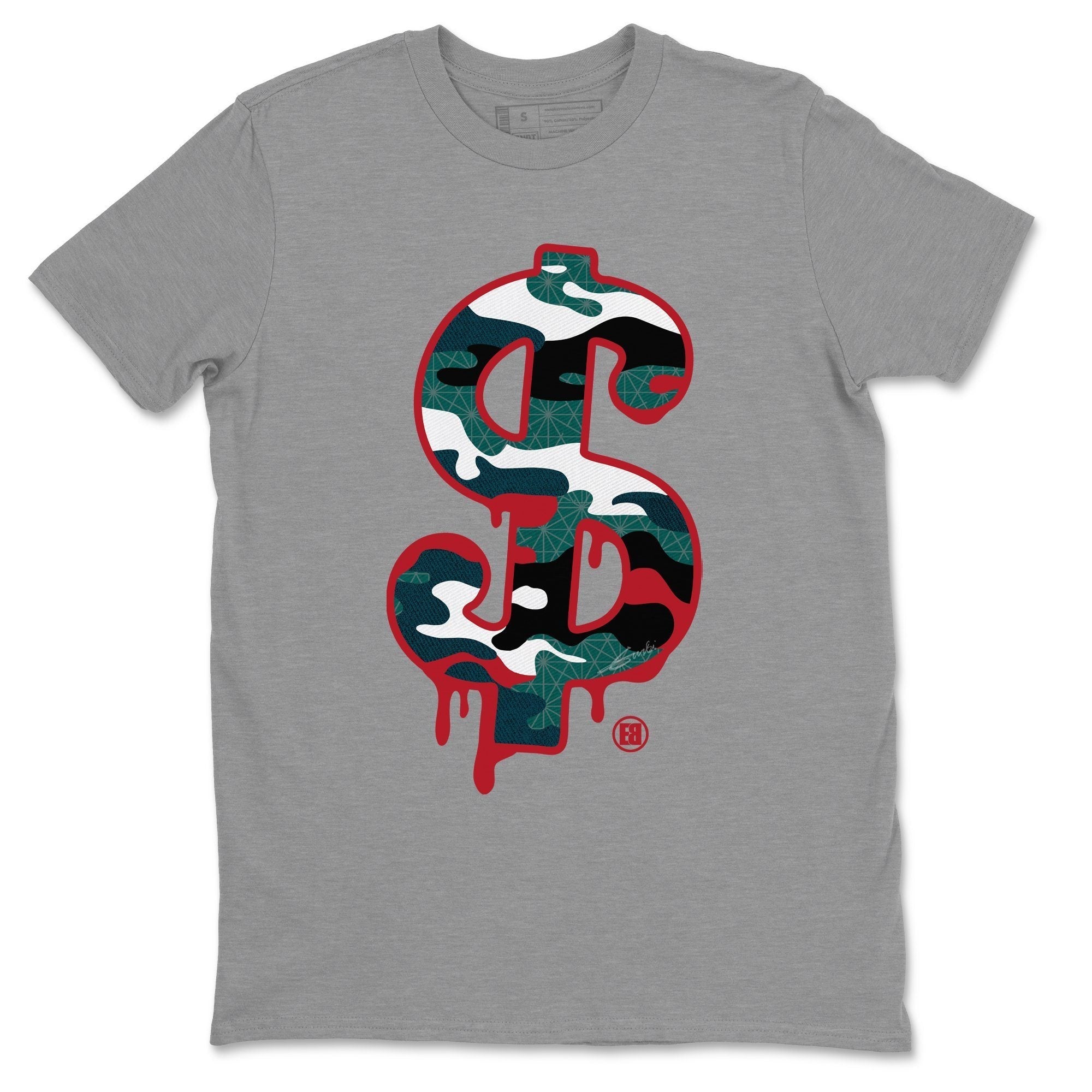 Dollar Camo Unisex Tops - Air Jordan 4 Deep Ocean