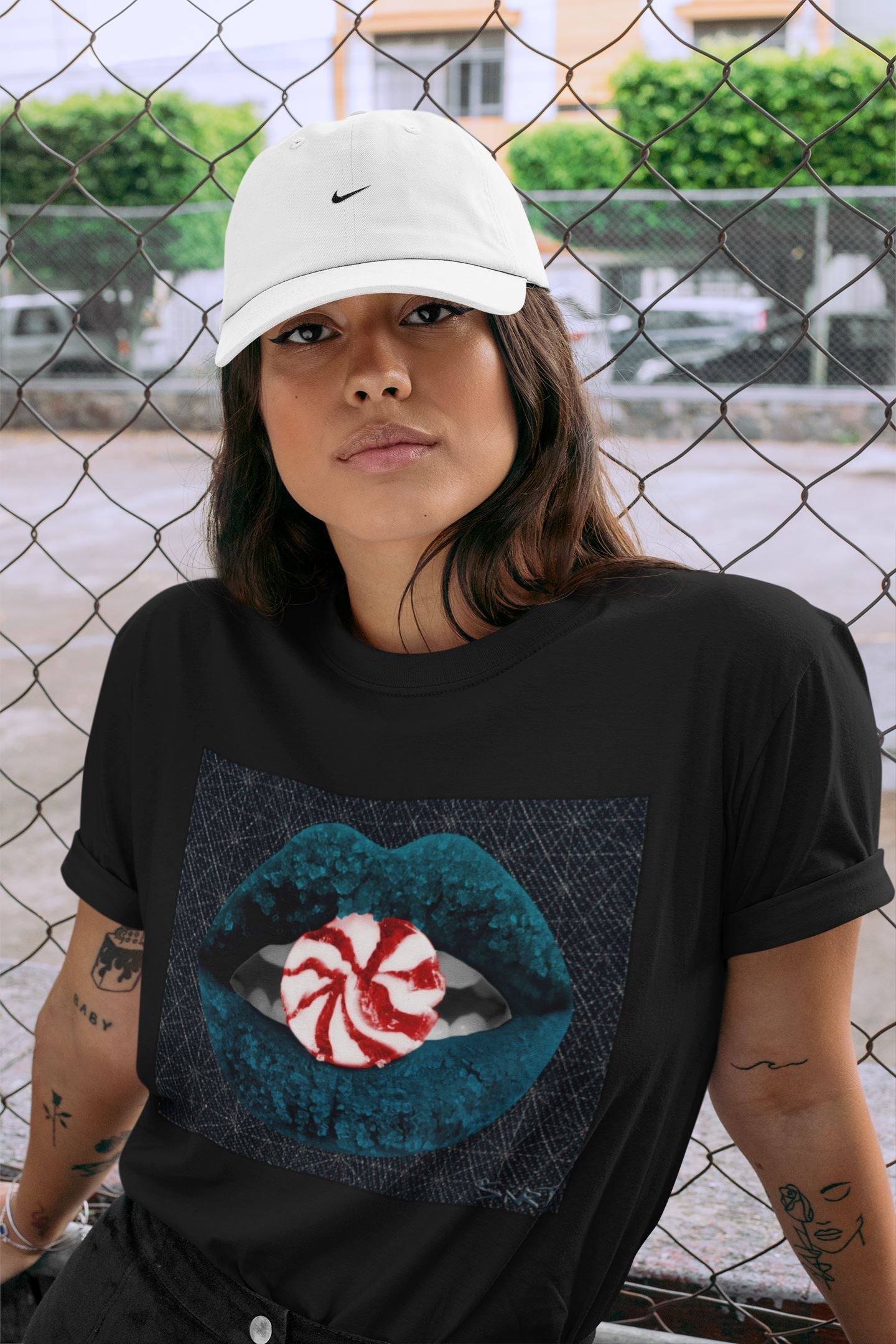 Lips Candy Unisex Tops - Air Jordan 4 Deep Ocean