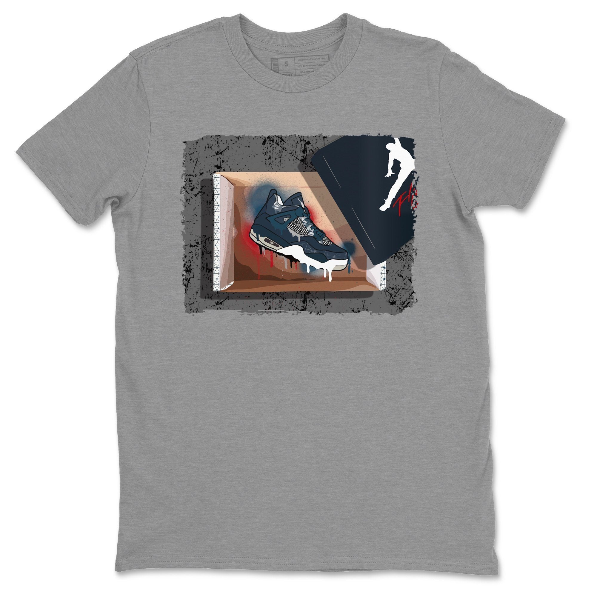 New Kicks Unisex Tops - Air Jordan 4 Deep Ocean