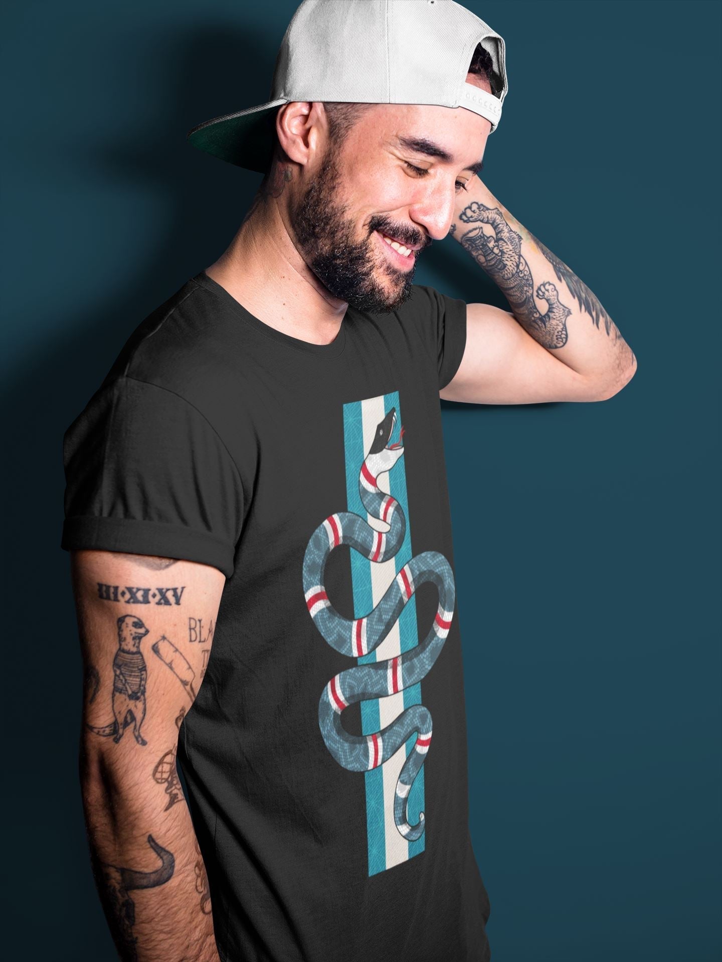Snake Unisex Tops - Air Jordan 4 Deep Ocean