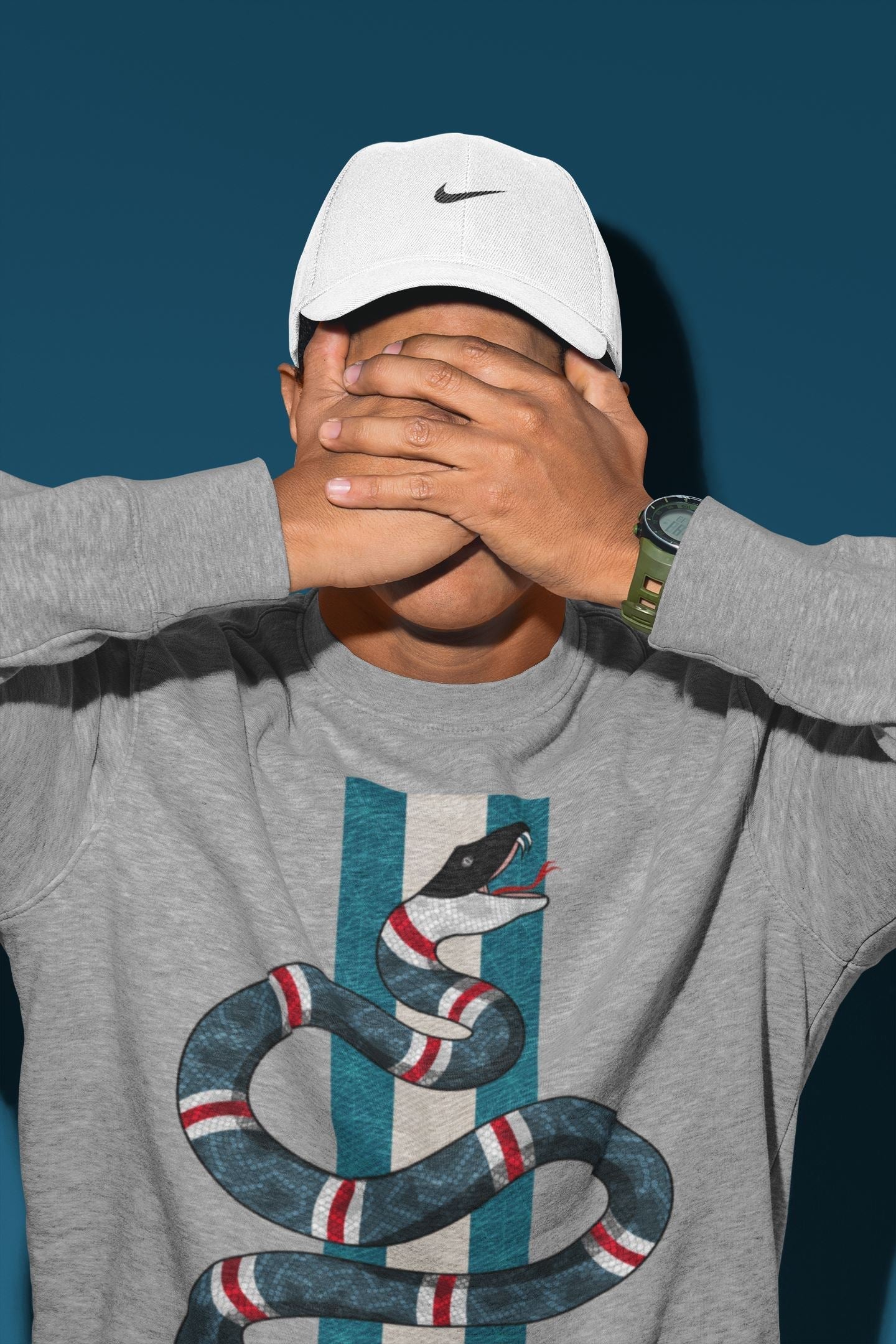 Snake Unisex Tops - Air Jordan 4 Deep Ocean