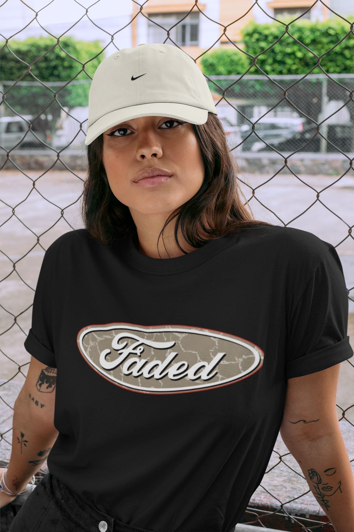 Faded Unisex Tops - Air Jordan 4 Taupe Haze