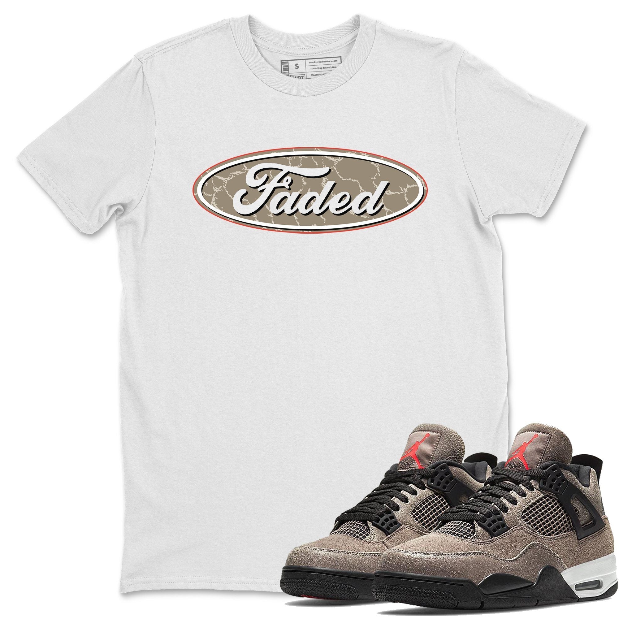 Faded Unisex Tops - Air Jordan 4 Taupe Haze