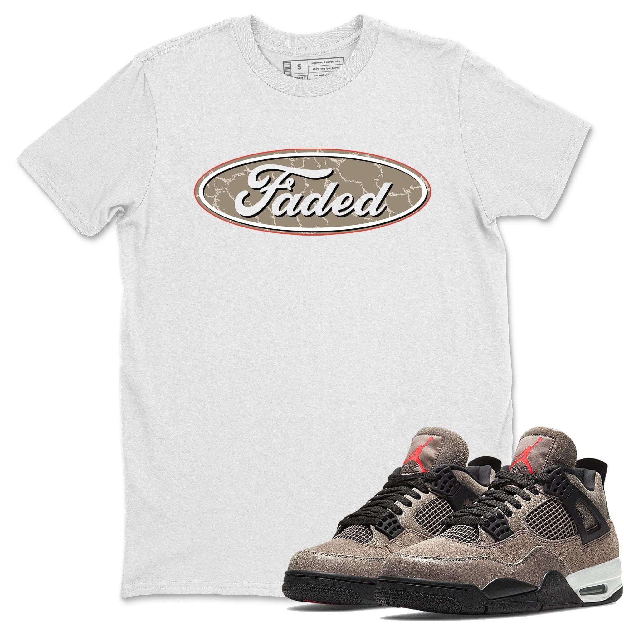 Faded Unisex Tops - Air Jordan 4 Taupe Haze