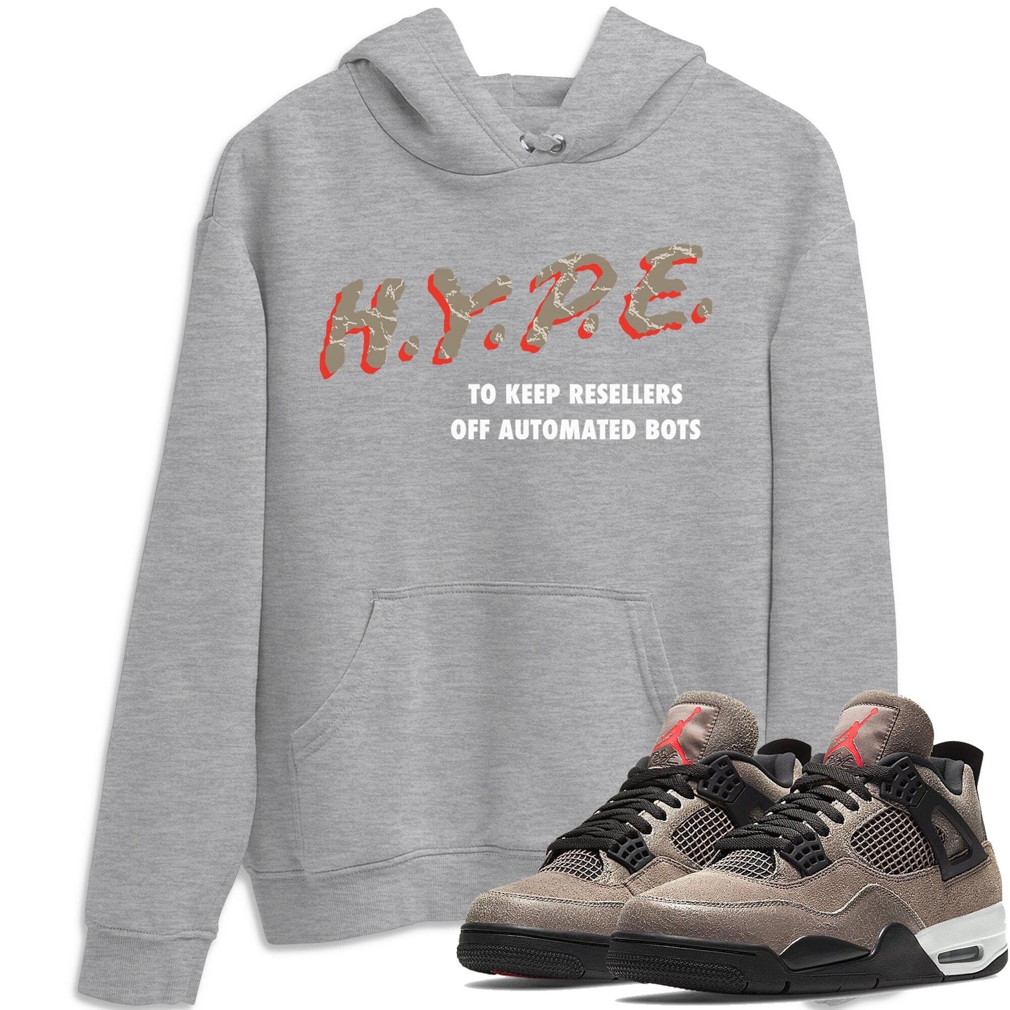 Hype Unisex Tops - Air Jordan 4 Taupe Haze