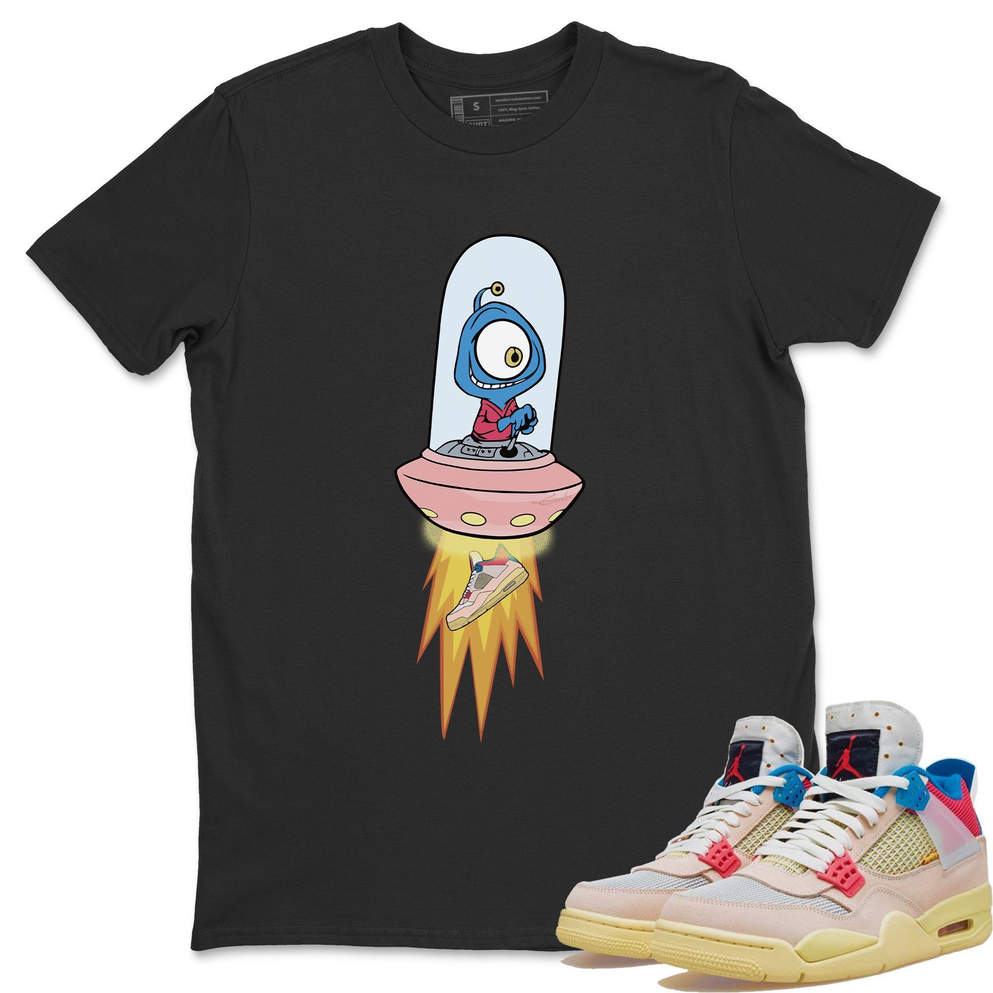 Alien Unisex Tops - Air Jordan 4 Union Guava Ice
