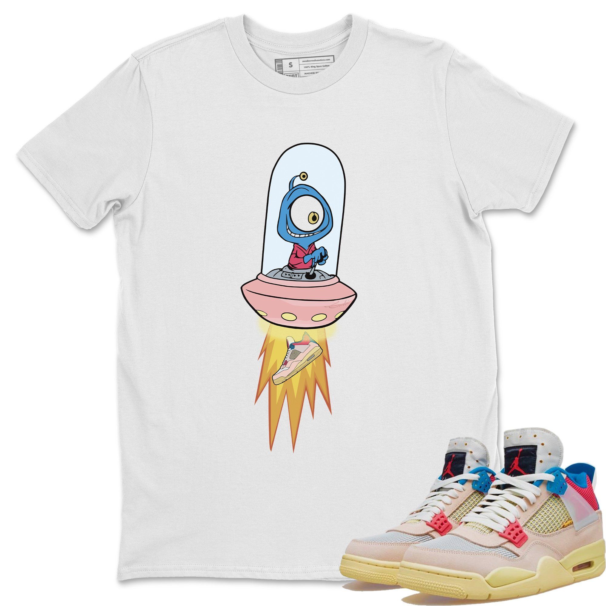 Alien Unisex Tops - Air Jordan 4 Union Guava Ice