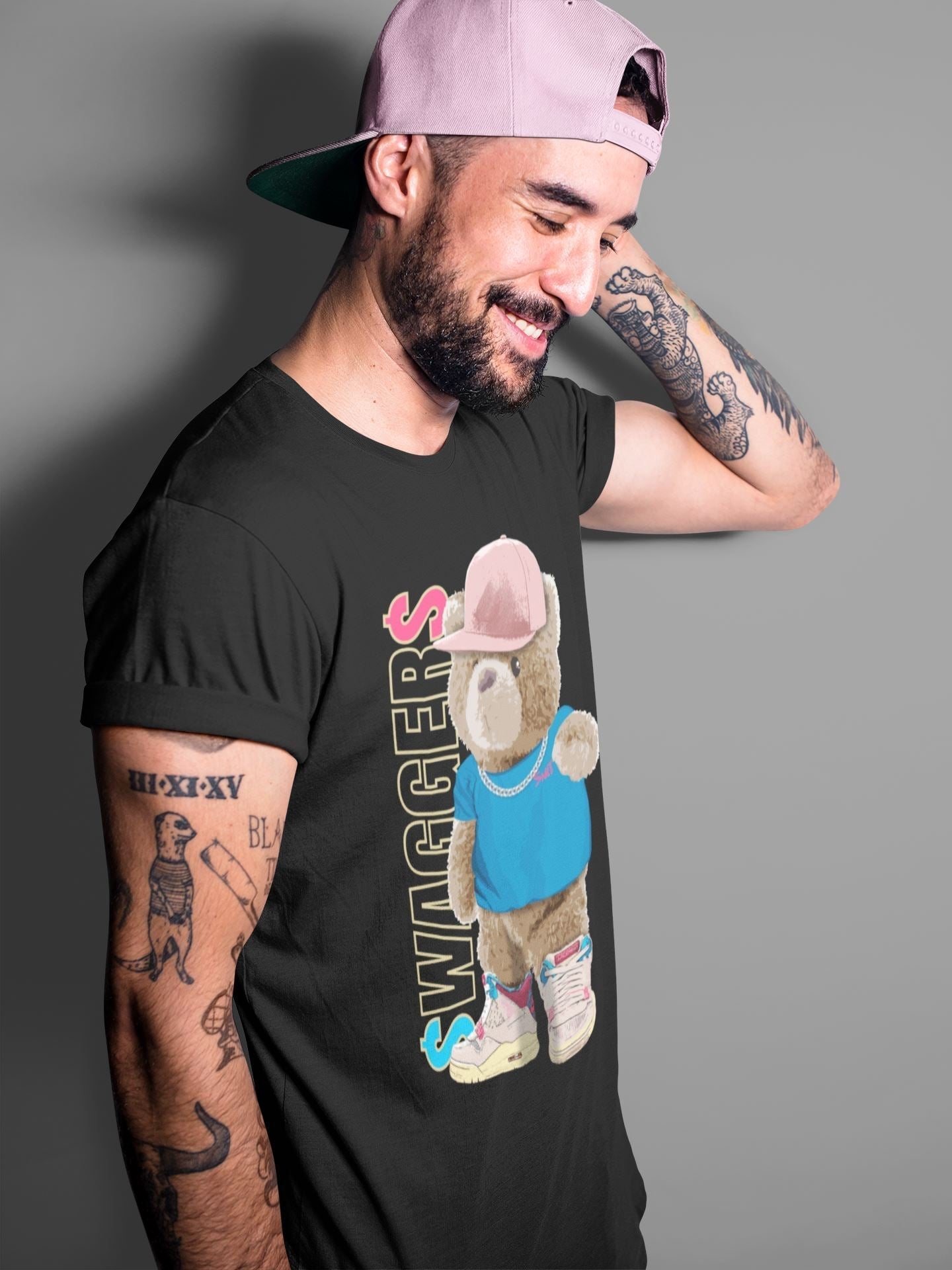 Bear Swaggers Unisex Tops - Air Jordan 4 Union Guava Ice