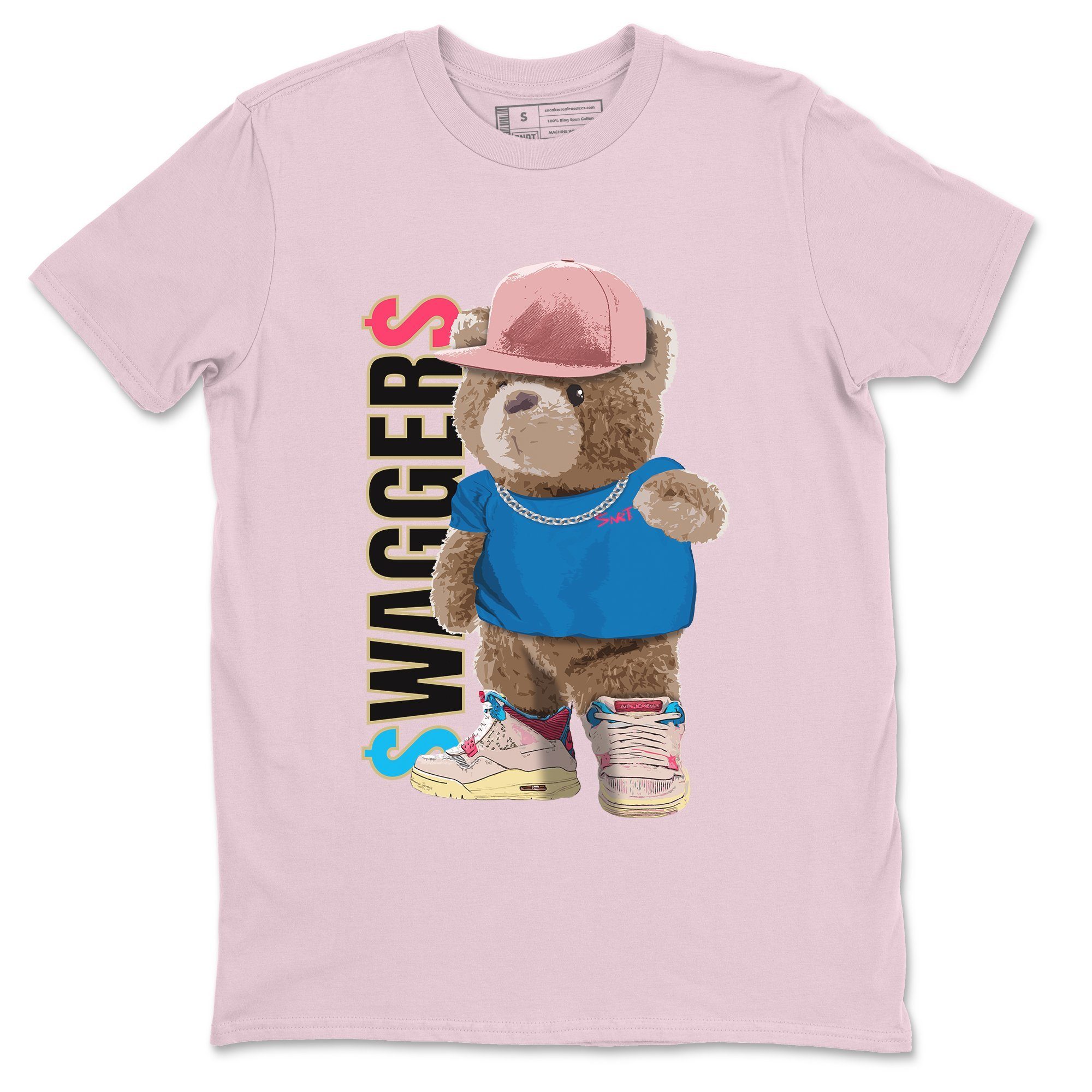 Bear Swaggers Unisex Tops - Air Jordan 4 Union Guava Ice
