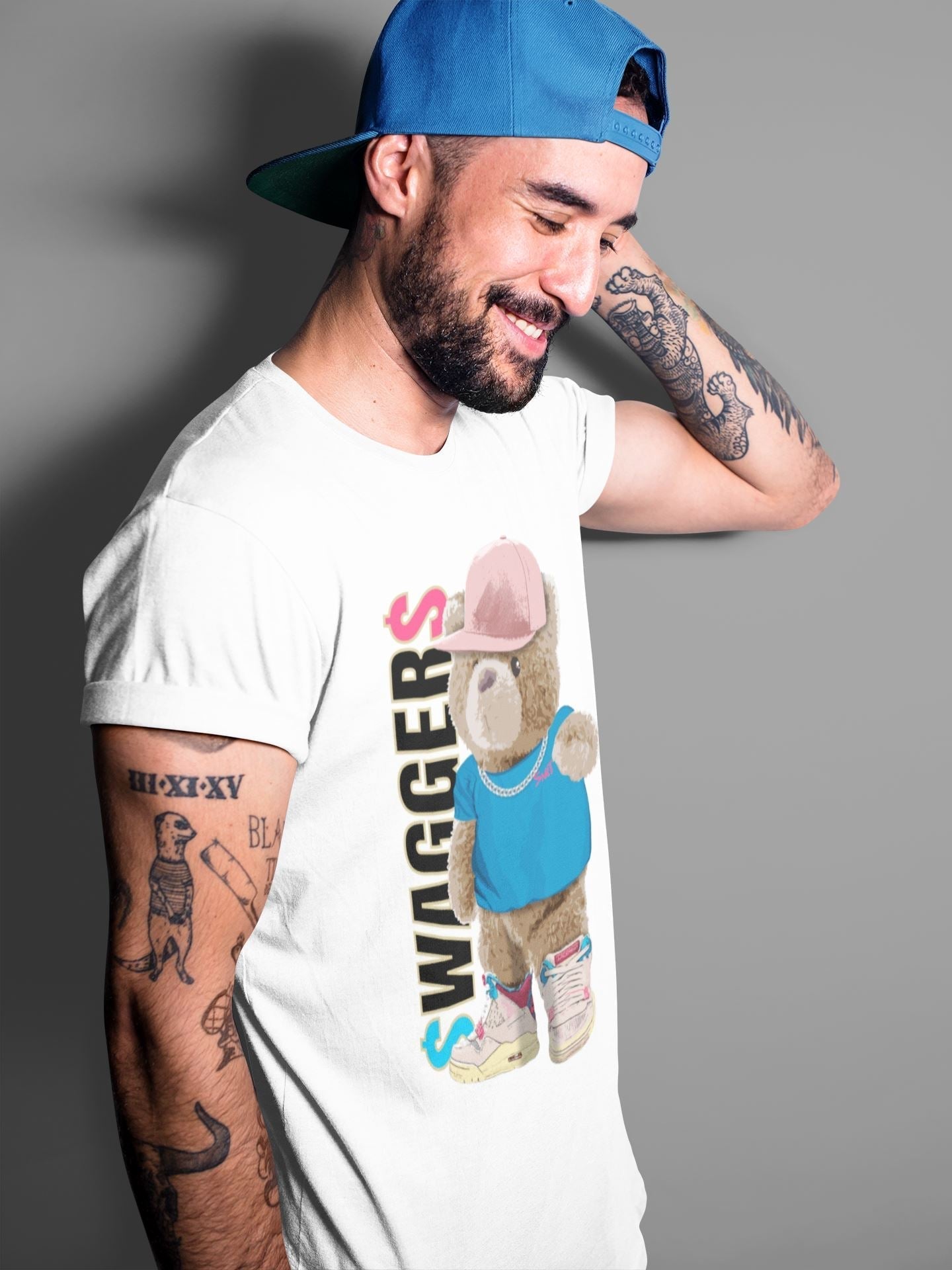 Bear Swaggers Unisex Tops - Air Jordan 4 Union Guava Ice