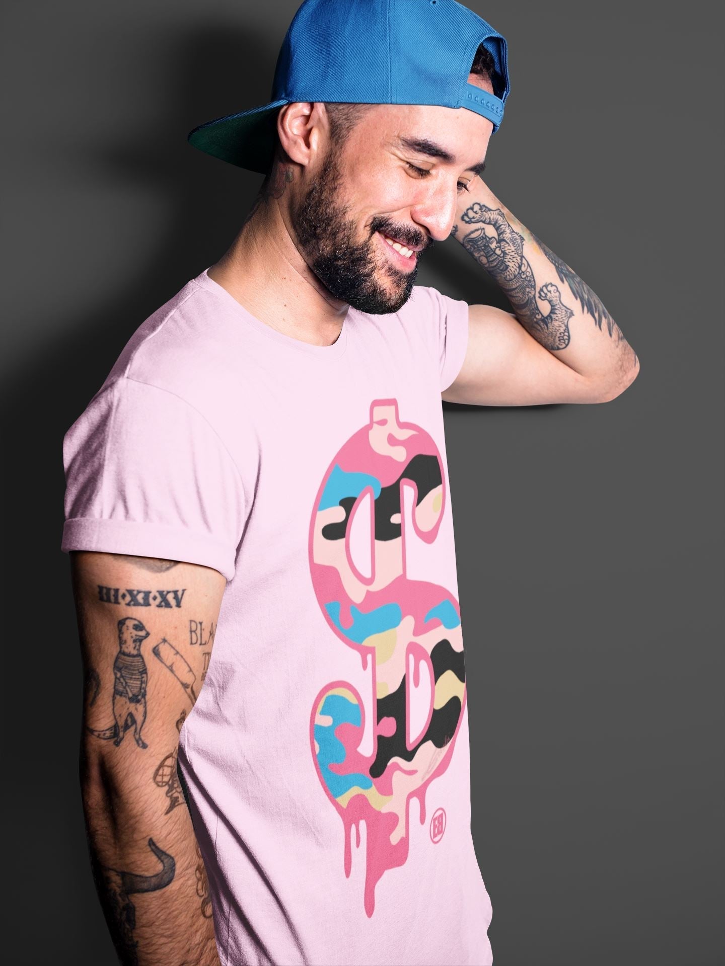 Dollar Camo Unisex Tops - Air Jordan 4 Union Guava Ice