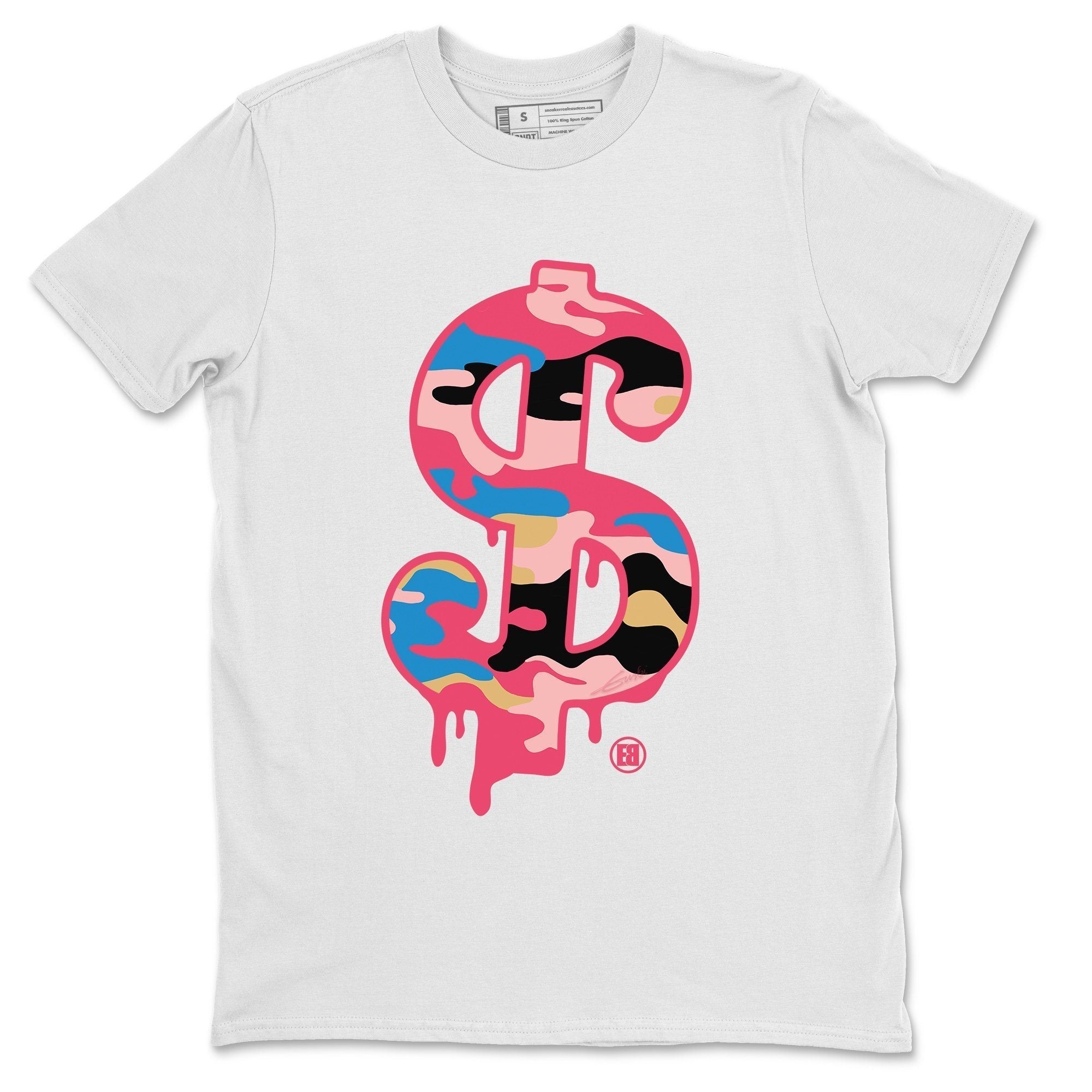 Dollar Camo Unisex Tops - Air Jordan 4 Union Guava Ice
