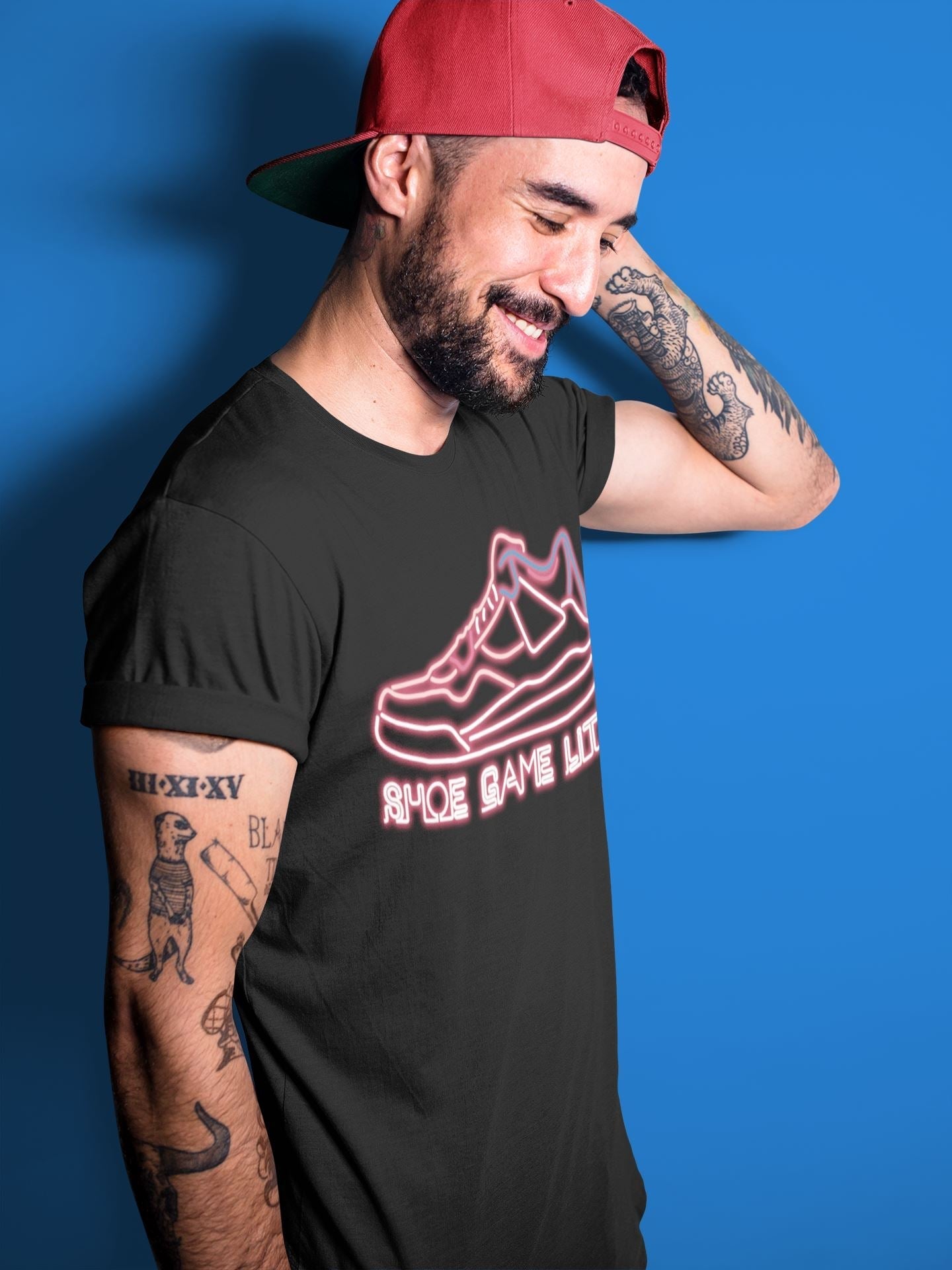 Shoe Game Lit Unisex Tops - Air Jordan 4 Union Guava Ice