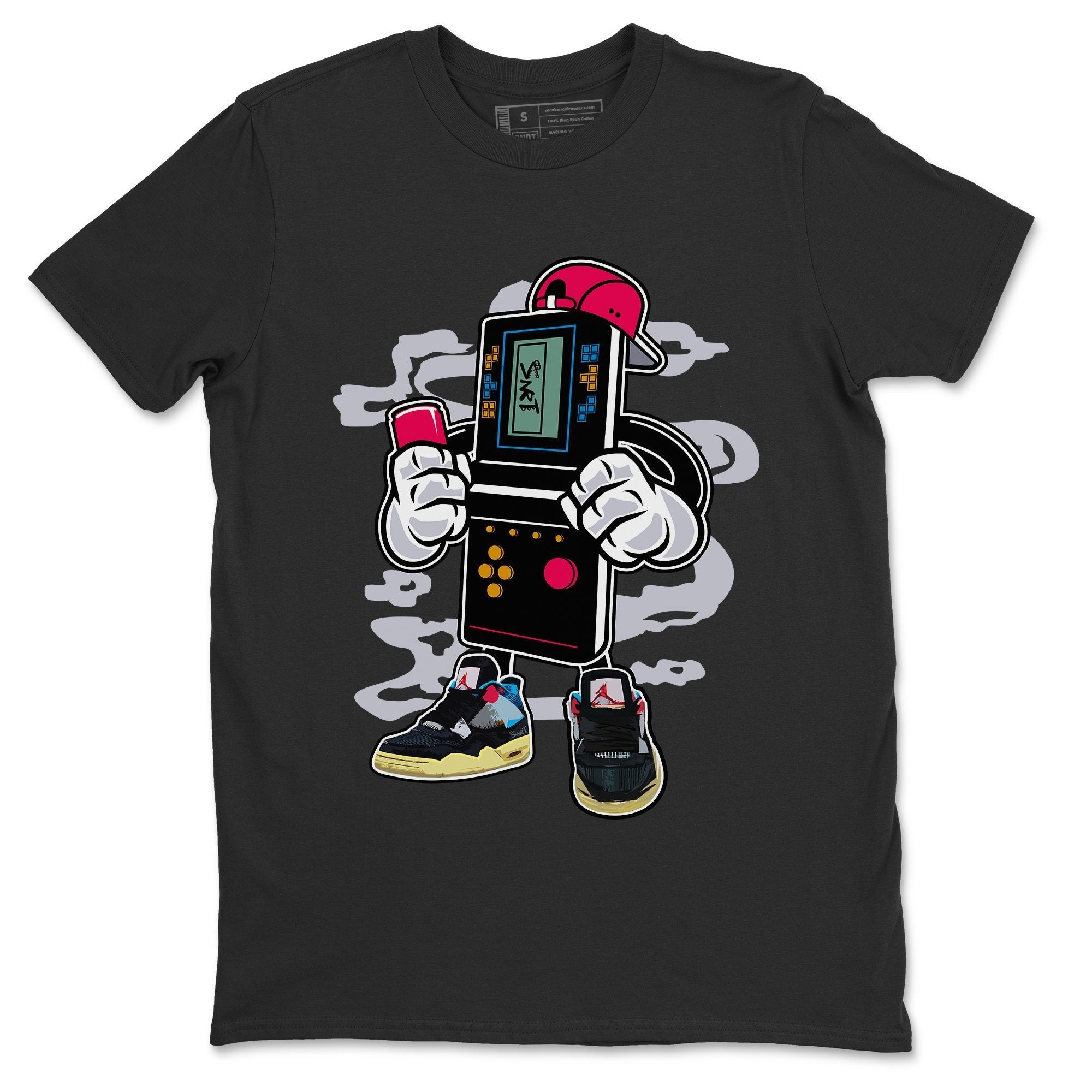 Game Boy Unisex Tops - Air Jordan 4 Union Off Noir