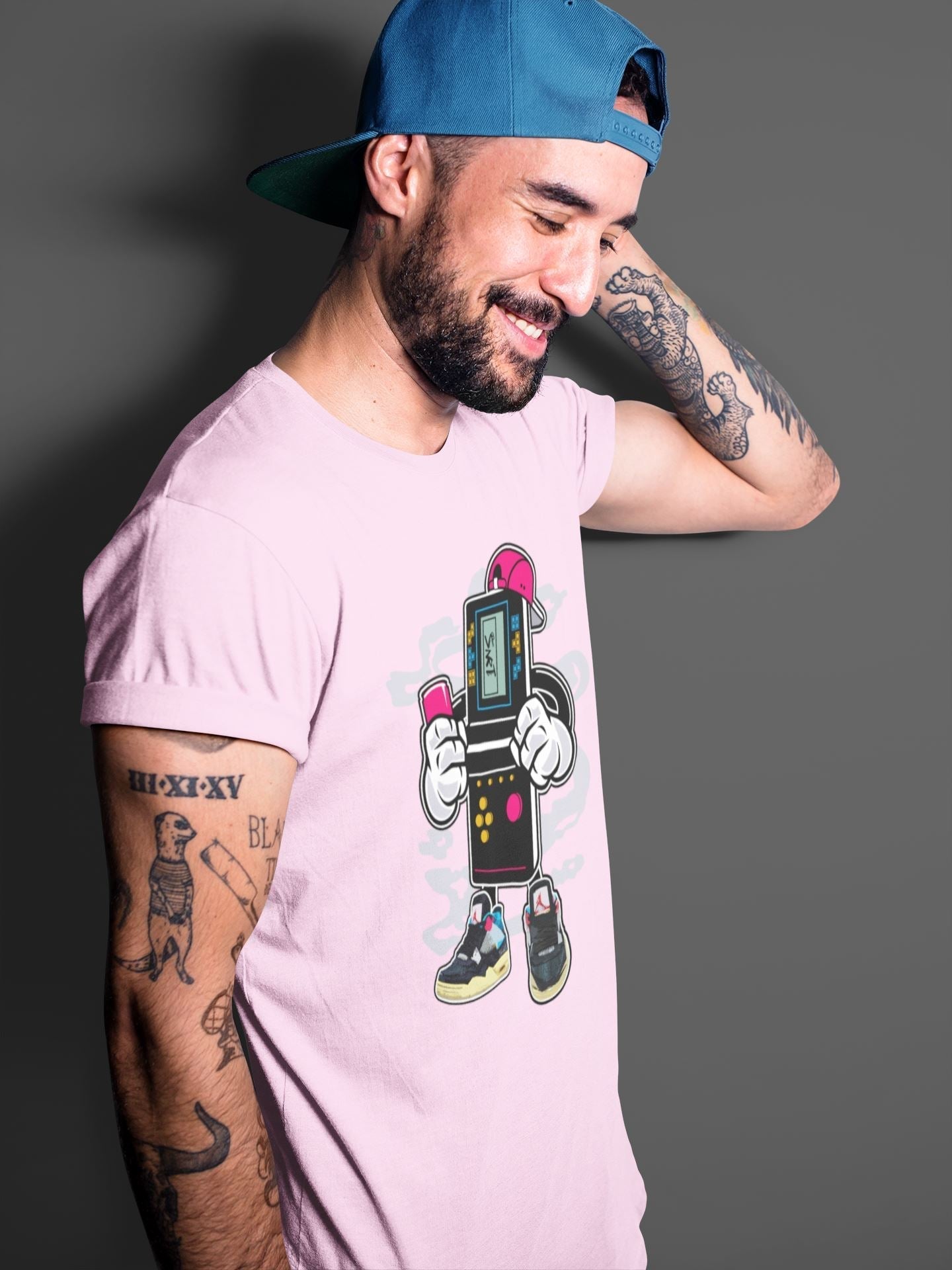 Game Boy Unisex Tops - Air Jordan 4 Union Off Noir