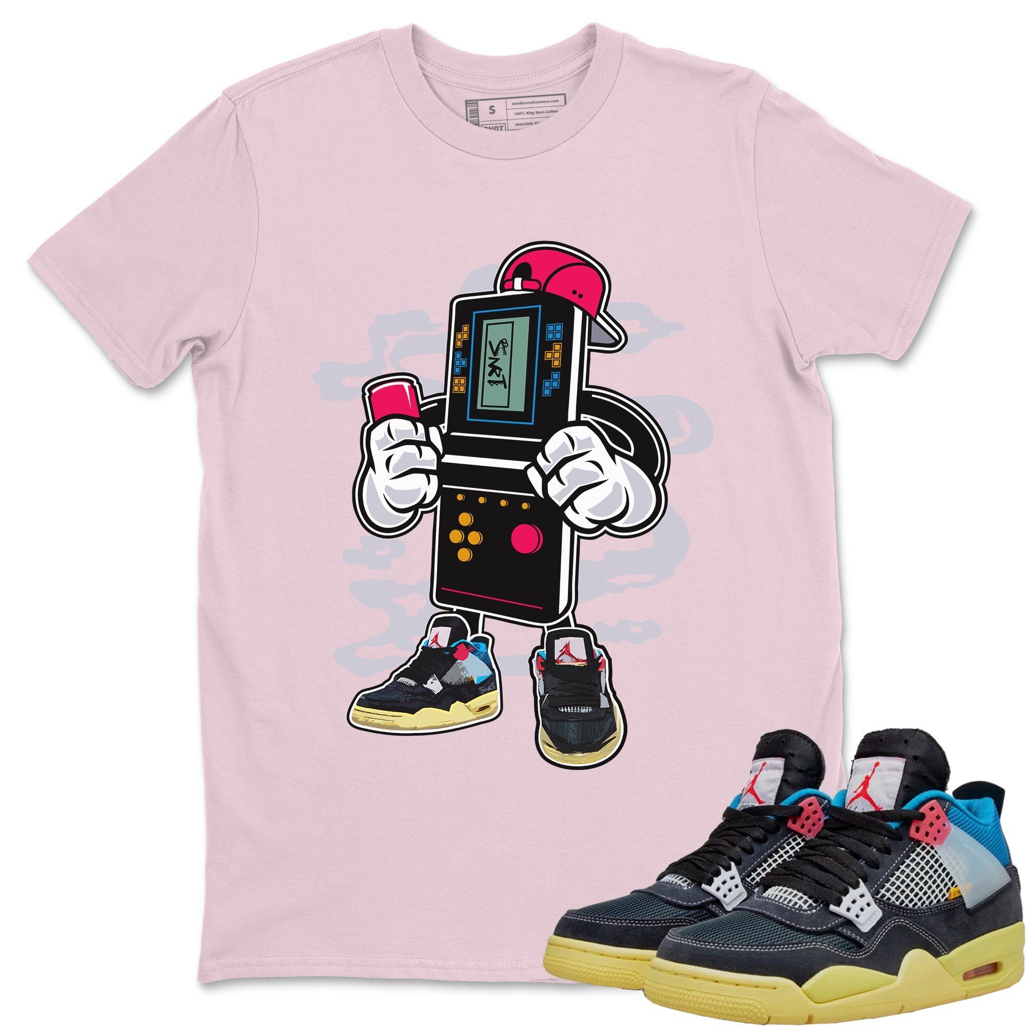 Game Boy Unisex Tops - Air Jordan 4 Union Off Noir