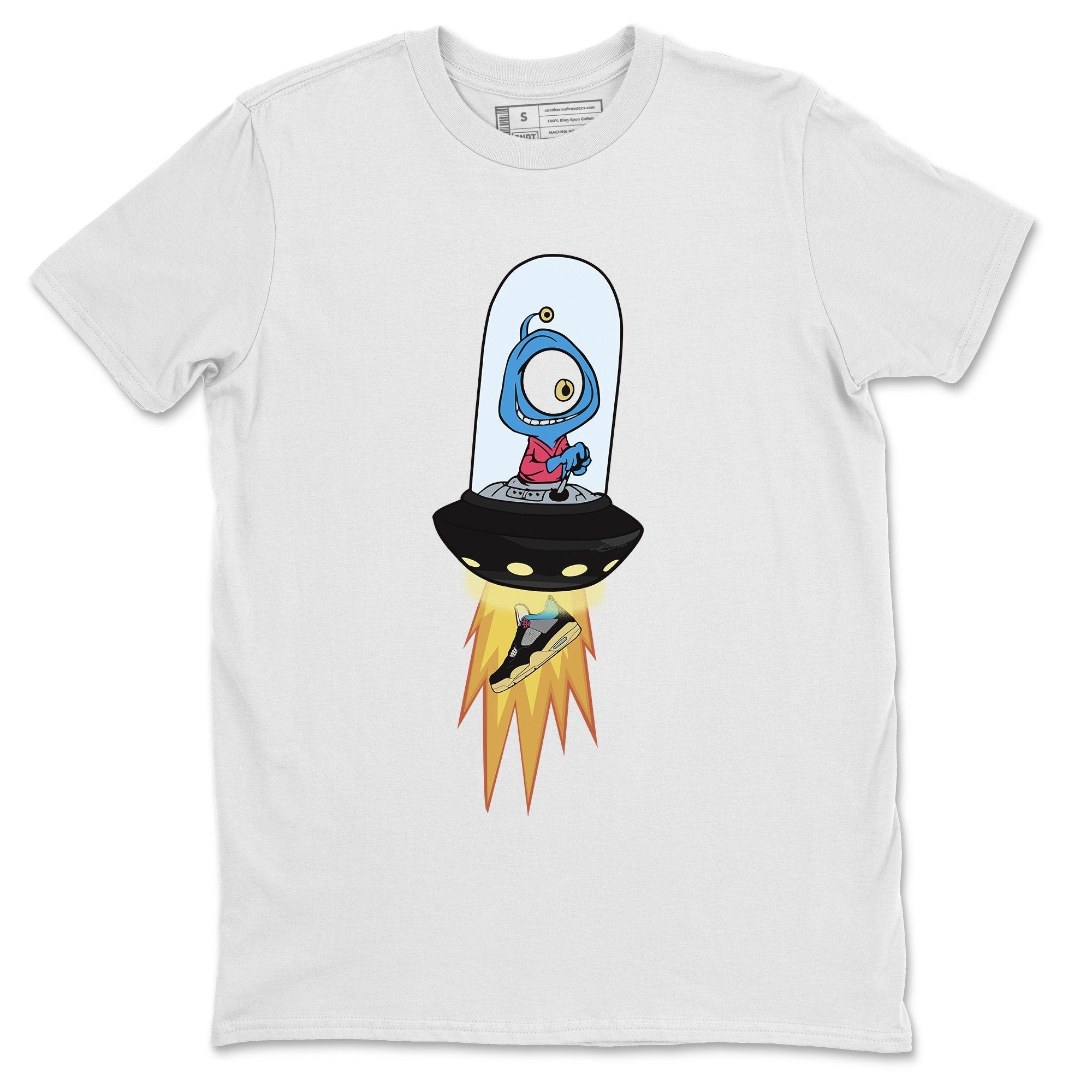 Alien Unisex Tops - Air Jordan 4 Union Off Noir