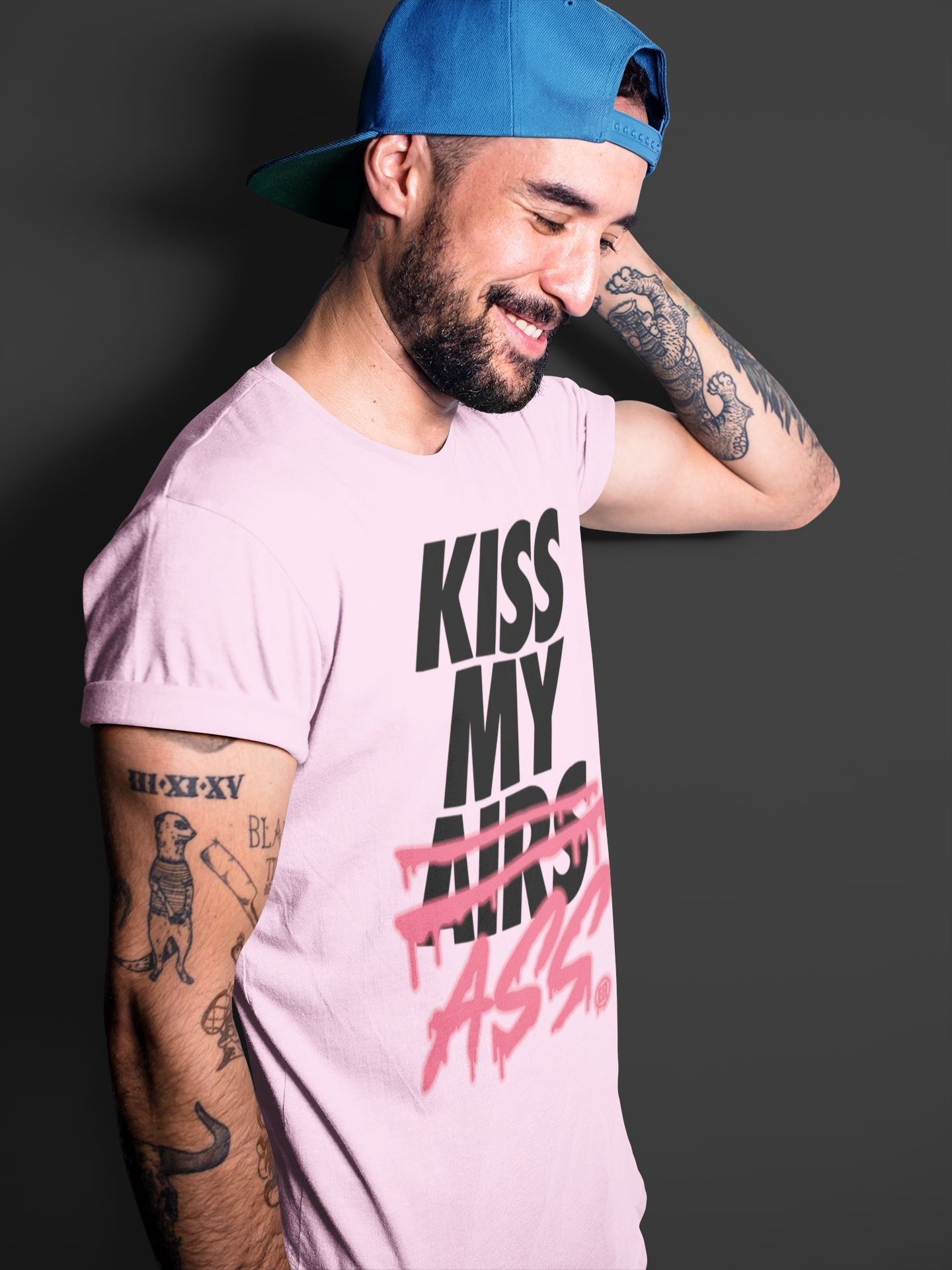 Kiss My Ass Unisex Tops - Air Jordan 4 Union Off Noir